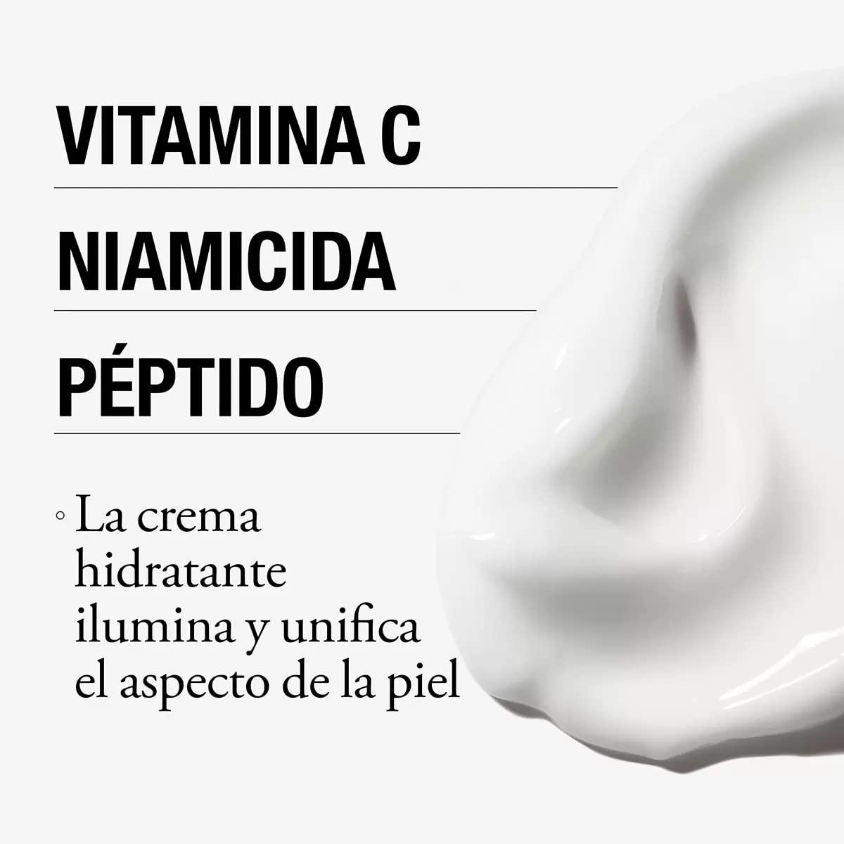 imageOlay Vitamin C MAX Face Moisturizer Brightening Cream for Women Hydrating Evens Tone Dark Spot amp Hyperpigmentation Reduction Glowing Skin Care Niaciniamide Peptides 17 Oz085 Fl Oz Pack of 2