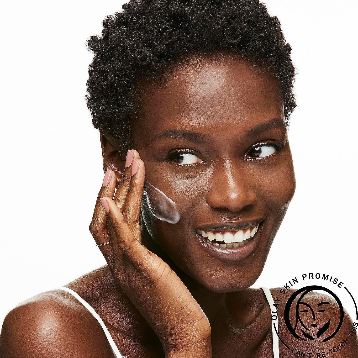 imageOlay Vitamin C MAX Face Moisturizer Brightening Cream for Women Hydrating Evens Tone Dark Spot amp Hyperpigmentation Reduction Glowing Skin Care Niaciniamide Peptides 17 Oz05 Fl Oz Pack of 2