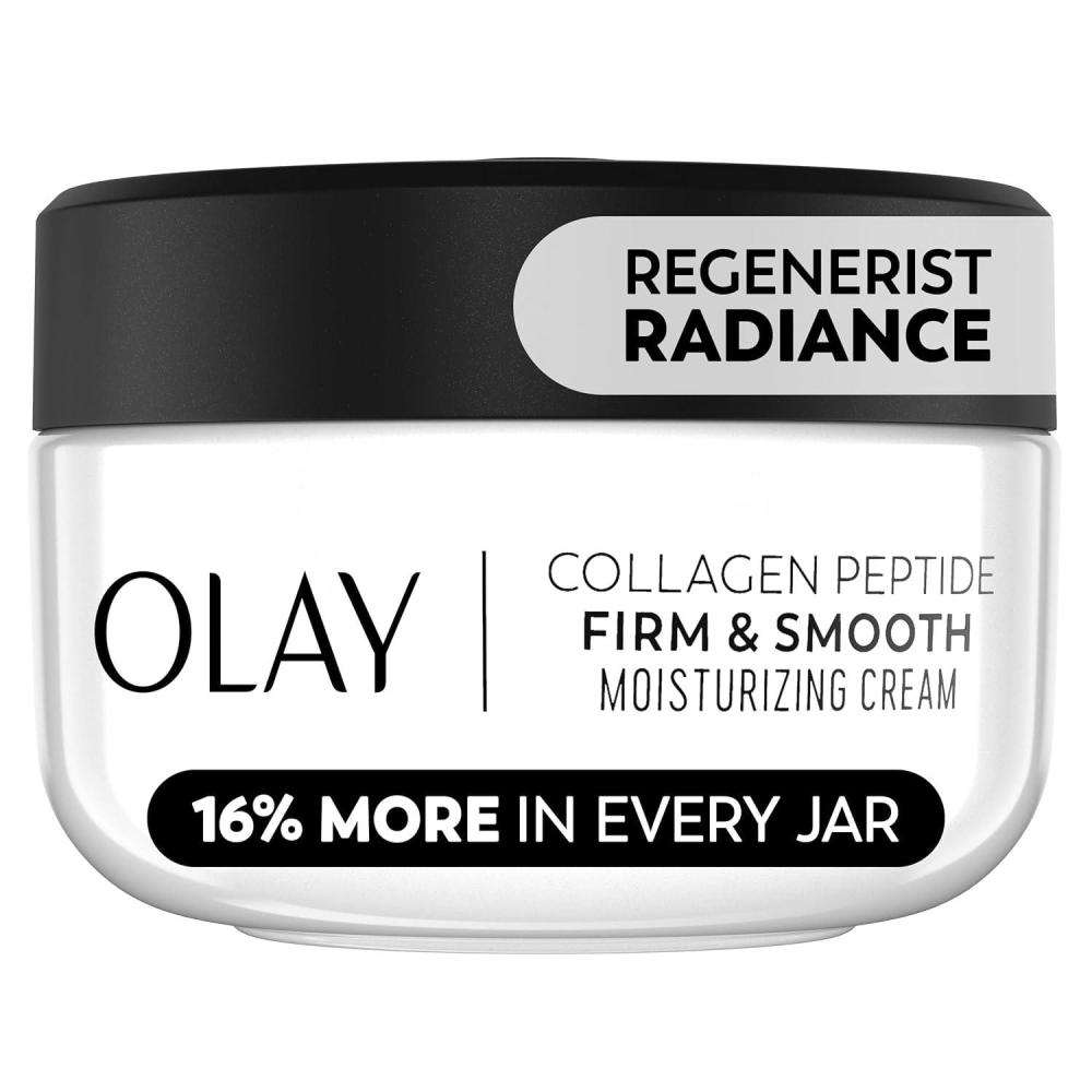 imageOlay Regenerist Radiance Collagen Peptide Face Moisturizer Firm amp Smooth Cream FragranceFree Hydrating Firming AntiAging amp AntiWrinkle 2 Oz2 Ounce Pack of 1