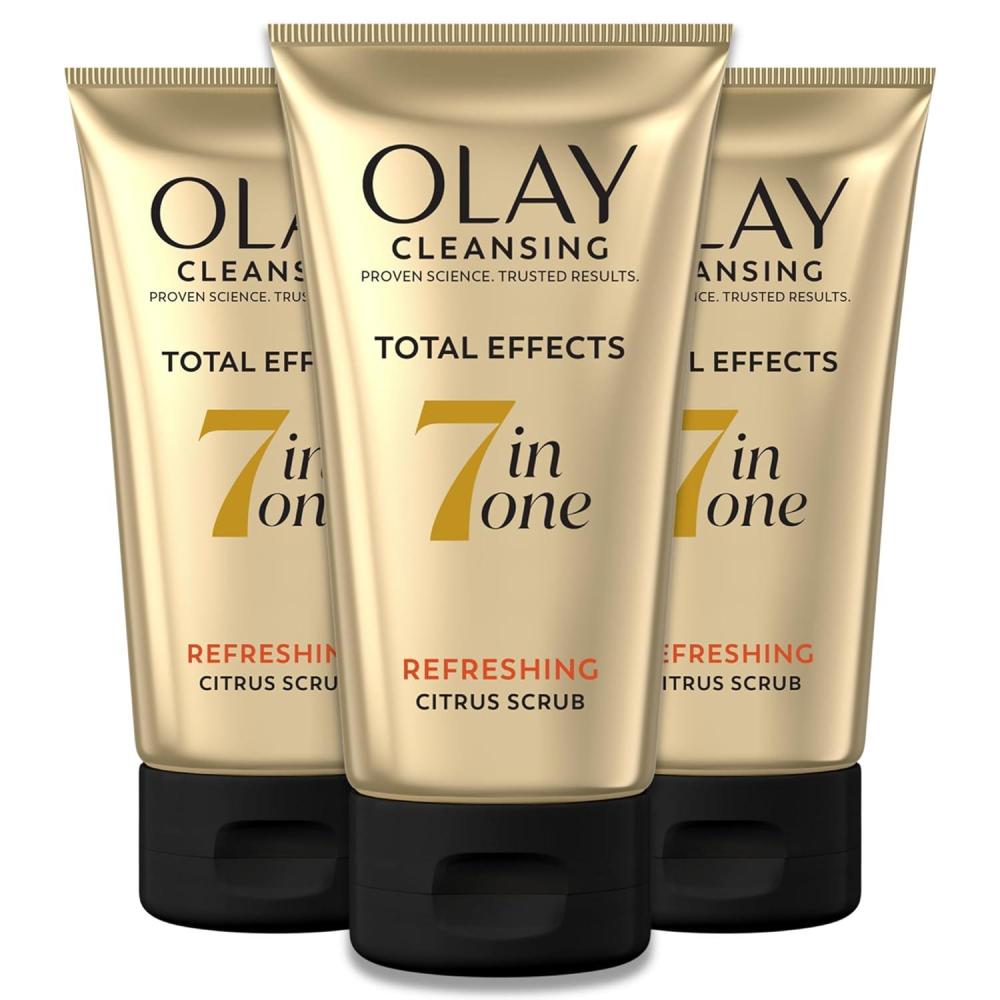 imageOlay Total Effects Revitalizing Foaming Facial Cleanser 50 fl oz pack of 3Citrus Scrub