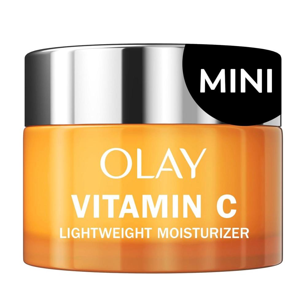 imageOlay Vitamin C MAX Face Moisturizer Brightening Cream for Women Hydrating Evens Tone Dark Spot amp Hyperpigmentation Reduction Glowing Skin Care Niaciniamide Peptides 17 Oz05 Fl Oz Pack of 1
