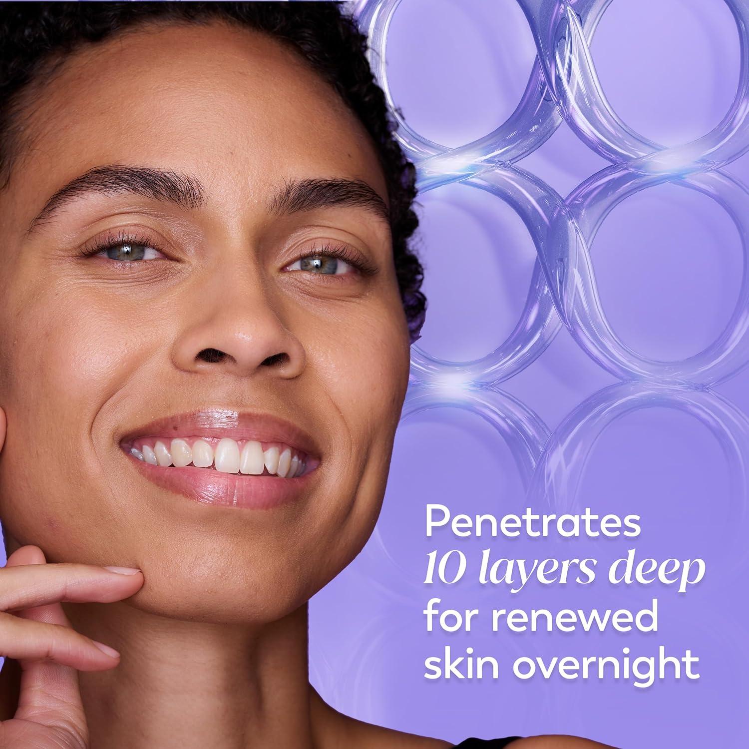 imageOlay Night Cream for Face AntiAging Face Moisturizer for Women FragranceFree Skin Care AntiWrinkle Exfoliate Smooths Texture Triple Collagen Cream Niacinamide ProVitamin B5 17Oz