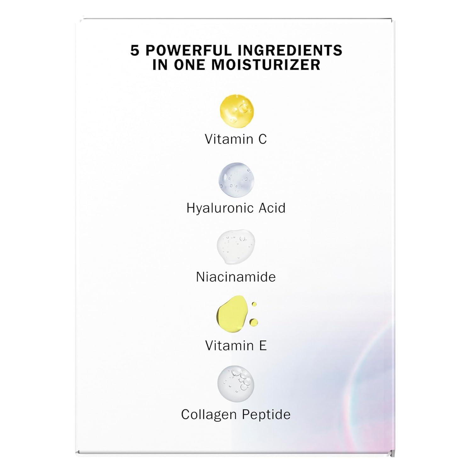 imageOlay Super Cream with Sunscreen SPF 30 Lightweight Face Moisturizer with Sun Protection 5in1 Skin Care Benefits Hydrating Brightening Firming Niacinamide Vitamin C Collagen Peptide 17 ozFloral and Ginger