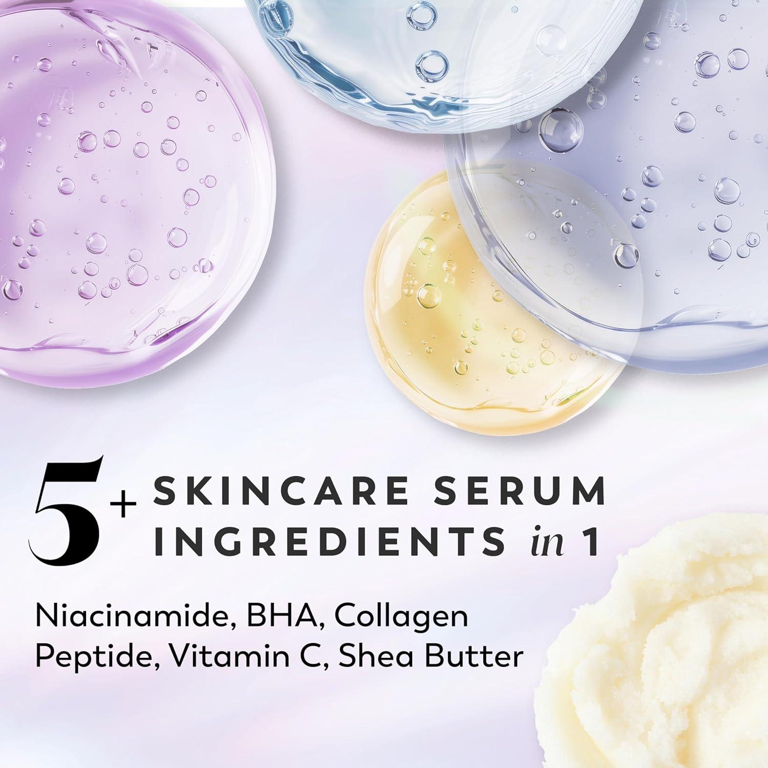 imageOlay Super Serum Body Wash for Normal Skin 24hr Long Lasting Hydration 5 Ingredient Serum Complex for Bright Even Firm Luminous Skin 185 fl ozExtra Dry