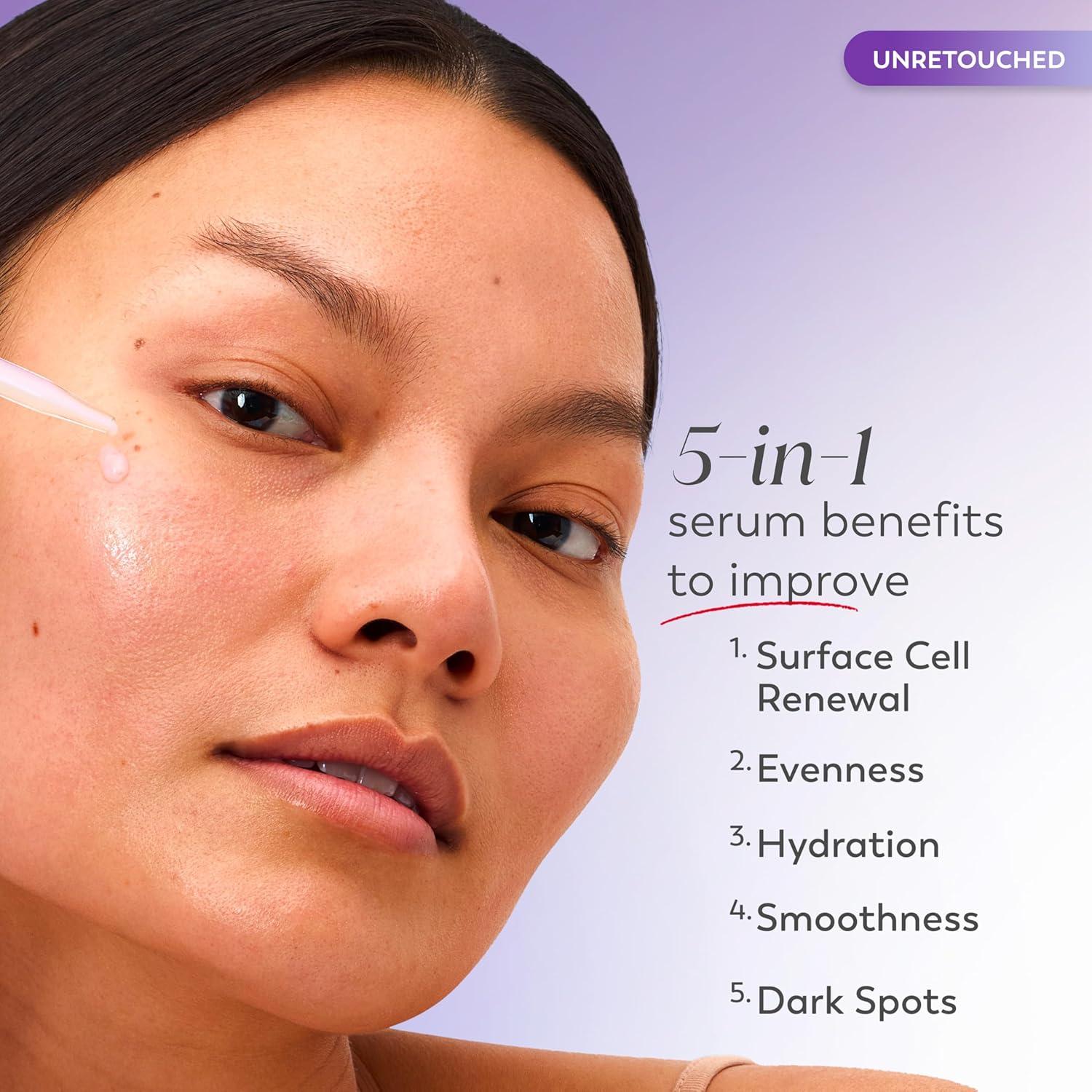imageOlay Super Serum Night Repair FragranceFree Niacinamide Peptide Salicylic amp Lactic Acid Glycerin 5in1 Skin Care Benefits Hydrating Evens Tone Reduces Dark Spots AntiAging 17 Oz17 Fl Oz Pack of 1