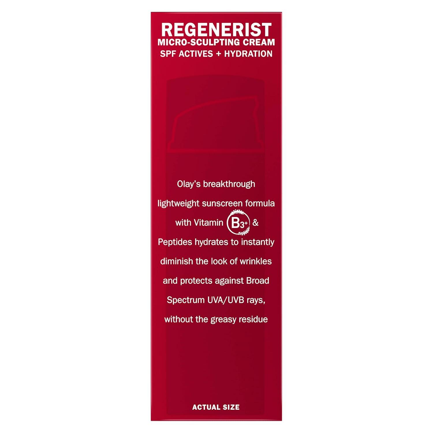 imageFace Moisturizer by Olay Regenerist MicroSculpting Cream Face Moisturizer with SPF 30 Broad Spectrum 17 oz17 Fl Oz Pack of 1