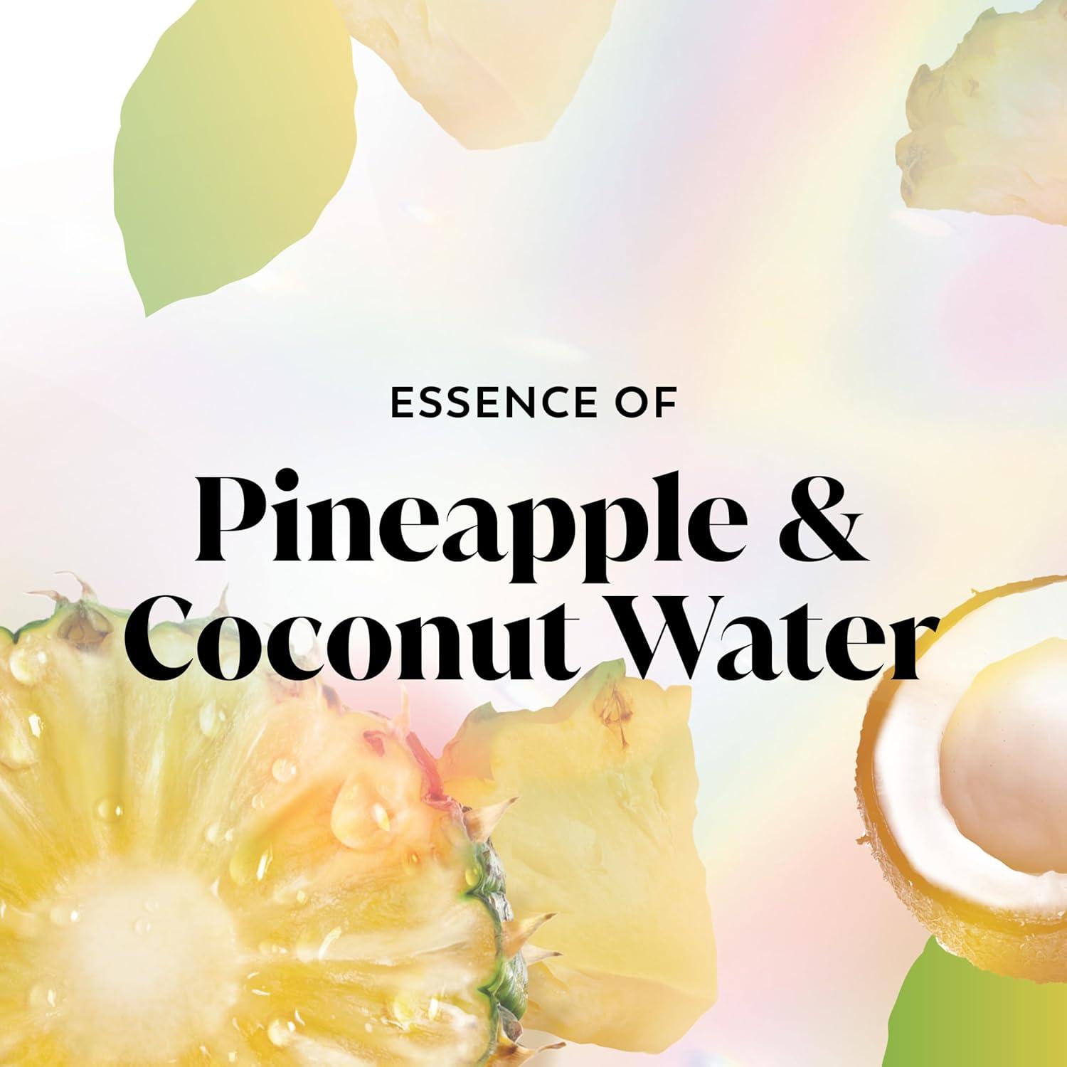 imageOlay Body Wash for Women Fresh Radiance 247 SkinLoving Freshness Visibly Radiant Plant Based Cleansers Vitamin B3 amp Antioxidant Blend For All Skin Types Cucumber amp Aloe Water Scent 22 fl ozPineapple Coconut Water