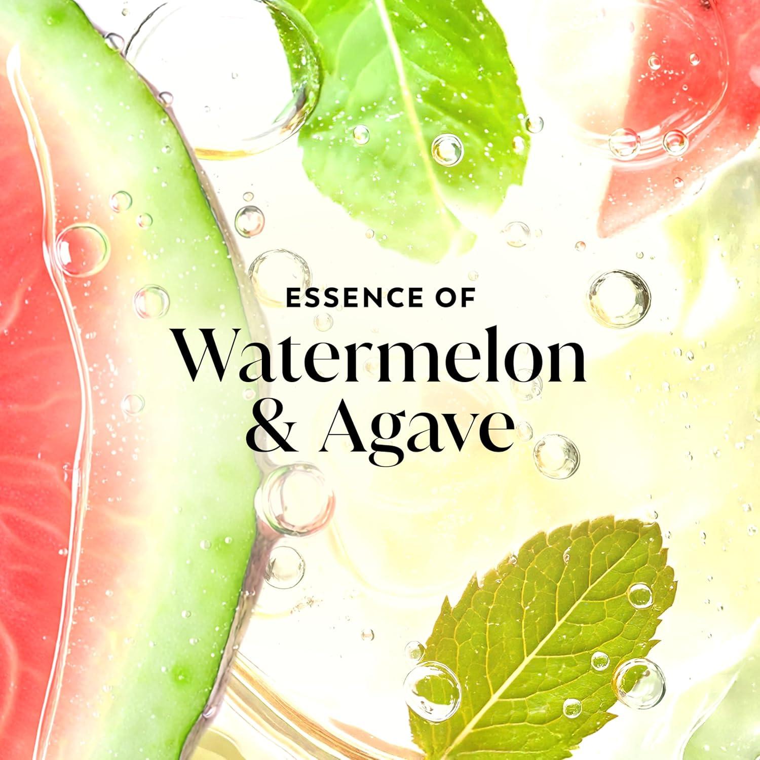 imageOlay Body Wash for Women Fresh Radiance 247 SkinLoving Freshness Visibly Radiant Plant Based Cleansers Vitamin B3 amp Antioxidant Blend For All Skin Types Cucumber amp Aloe Water Scent 22 fl ozWatermelon Agave