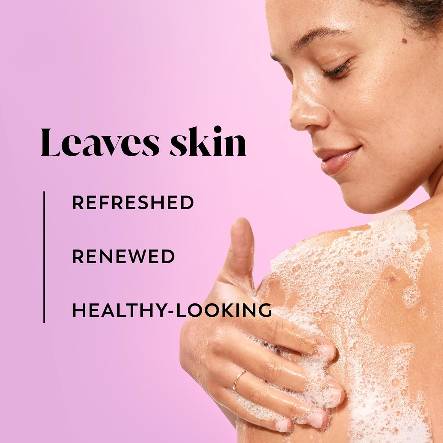 imageOlay Body Wash for Women Fresh Radiance 247 SkinLoving Freshness Visibly Radiant Plant Based Cleansers Vitamin B3 amp Antioxidant Blend For All Skin Types Cucumber amp Aloe Water Scent 22 fl ozPeach Cherry Blossom