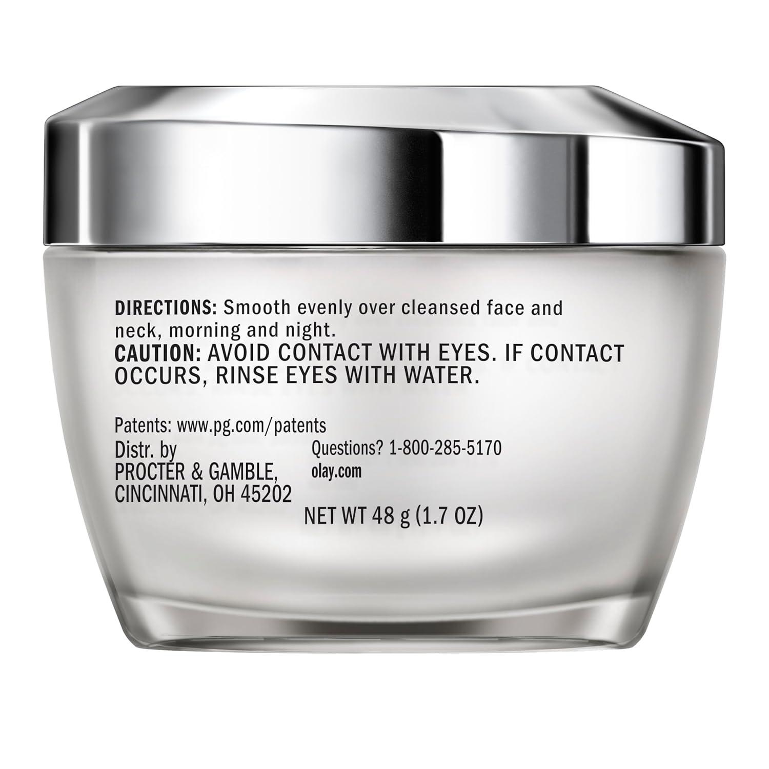 imageOlay Collagen Peptide Face Moisturizer Firming Cream for Women FragranceFree NonGreasy Hydrating AntiAging AntiWrinkle Smoothing of Fine Lines Tightening Skin Care Niacinamide 17 Oz17 Ounce Pack of 1