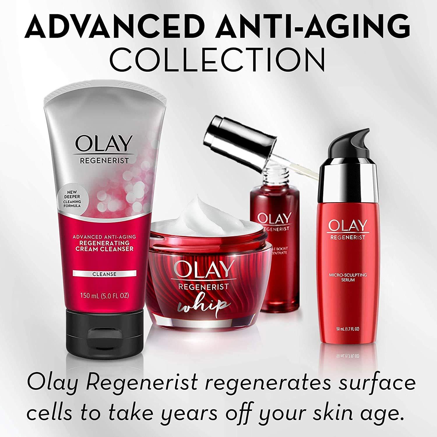 imageOlay Regenerist MicroSculpting Cream Face Moisturizer with Sunscreen SPF 30 Trial Size 05 oz05 Fl Oz Pack of 2