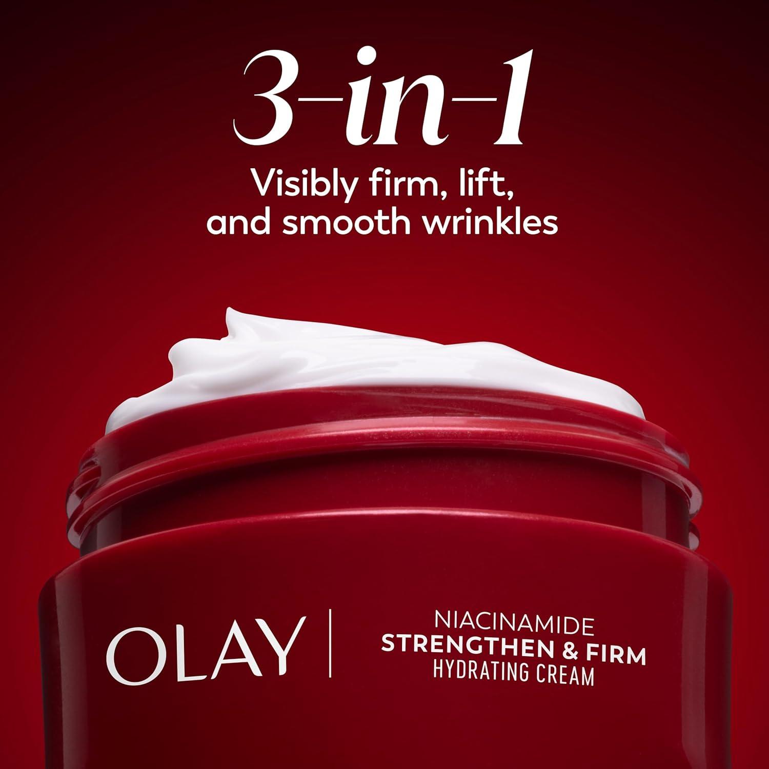 imageOlay Regenerist Radiance Niacinamide Face Moisturizer Strong amp Firm Cream for Women AntiAging AntiWrinkle Hydrating amp Skin Firming 2 Oz2 Ounce Pack of 1