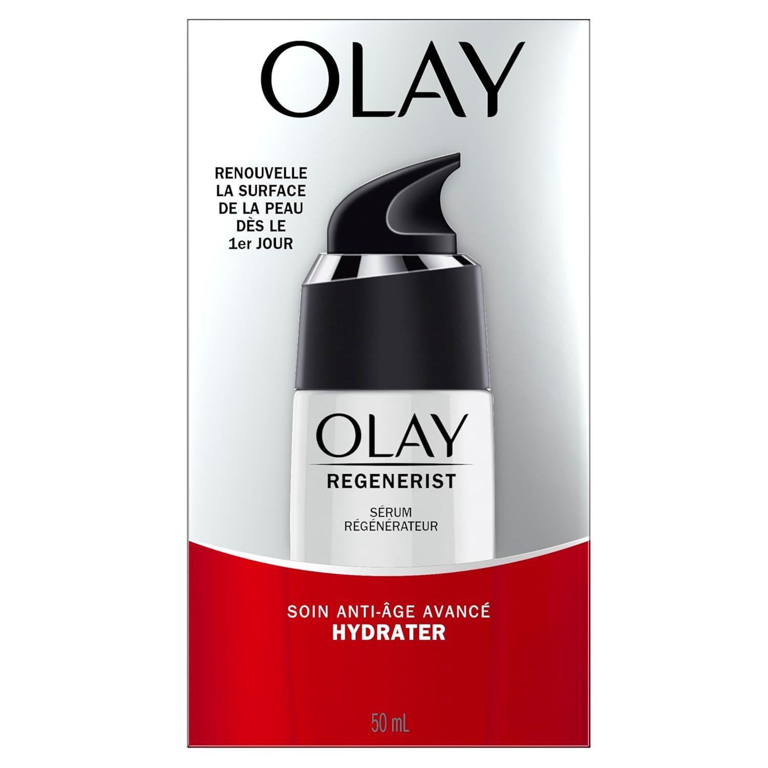 imageOlay Serum Regenerist Light Gel Face Mousturizer AntiAging AntiWrinkle Hydrating Firming Smoothening Improves Fine Lines and Elasticity Amino Peptide Complex 17 ozRegenerating Serum Moisturizer