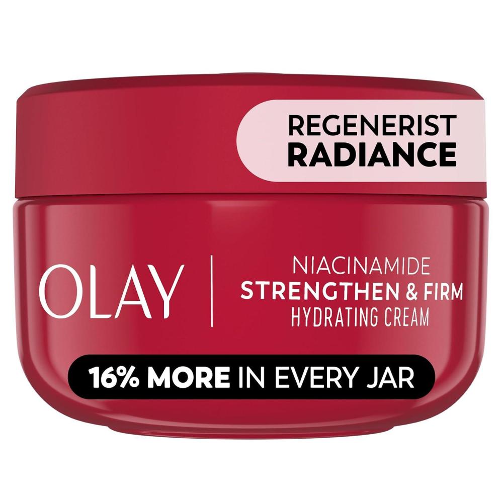 imageOlay Regenerist Radiance Niacinamide Face Moisturizer Strong amp Firm Cream for Women  AntiAging AntiWrinkle Hydrating amp Skin Firming  2 Oz2 Ounce Pack of 1
