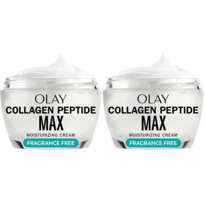 Olay Collagen Peptide Face Moisturizer, Firming Cream for Women, Fragrance-Free, Non-Greasy – Hydrating, Anti-Aging, Anti-Wrinkle, Smoothing of Fine Lines, Tightening Skin Care – Niacinamide, 1.7 Oz(1.7 Ounce (Pack of 2))