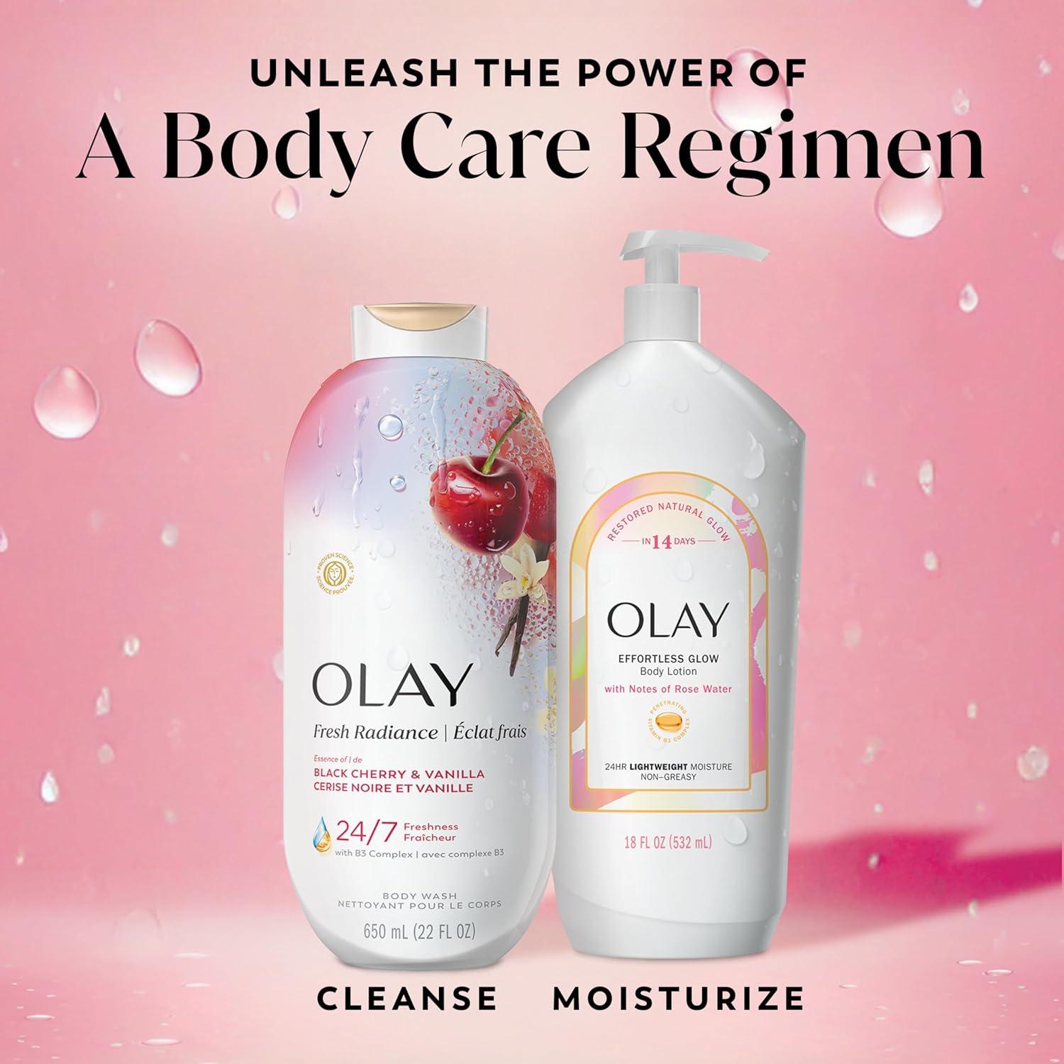 imageOlay Body Wash for Women 247 SkinLoving Freshness Miami Mocktails Plant Based Cleansers Vitamin B3 amp Antioxidant Blend For All Skin Types Mango Tango with Mango amp Hibiscus Scent 22 fl ozBlack Cherry Vanilla
