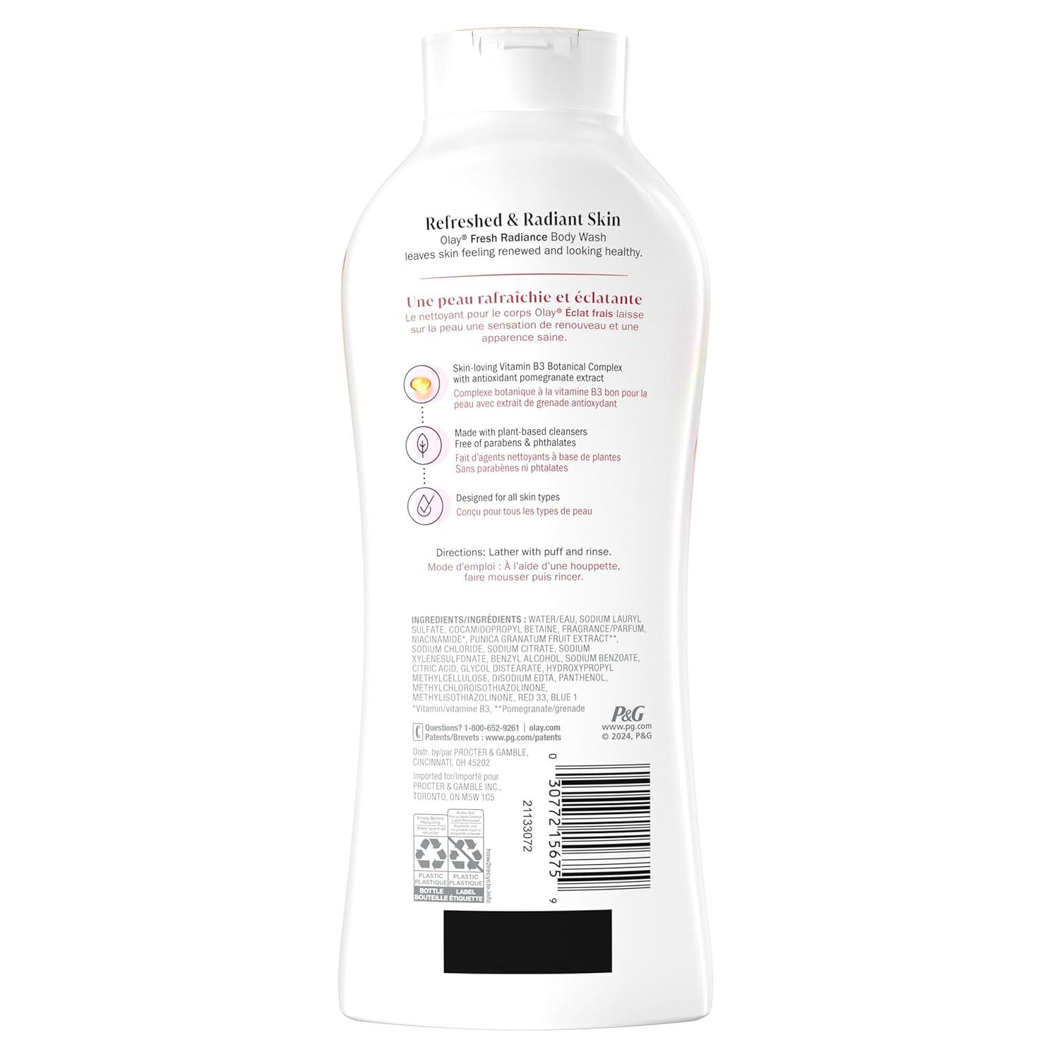imageOlay Body Wash for Women 247 SkinLoving Freshness Miami Mocktails Plant Based Cleansers Vitamin B3 amp Antioxidant Blend For All Skin Types Mango Tango with Mango amp Hibiscus Scent 22 fl ozBlack Cherry and Vanilla