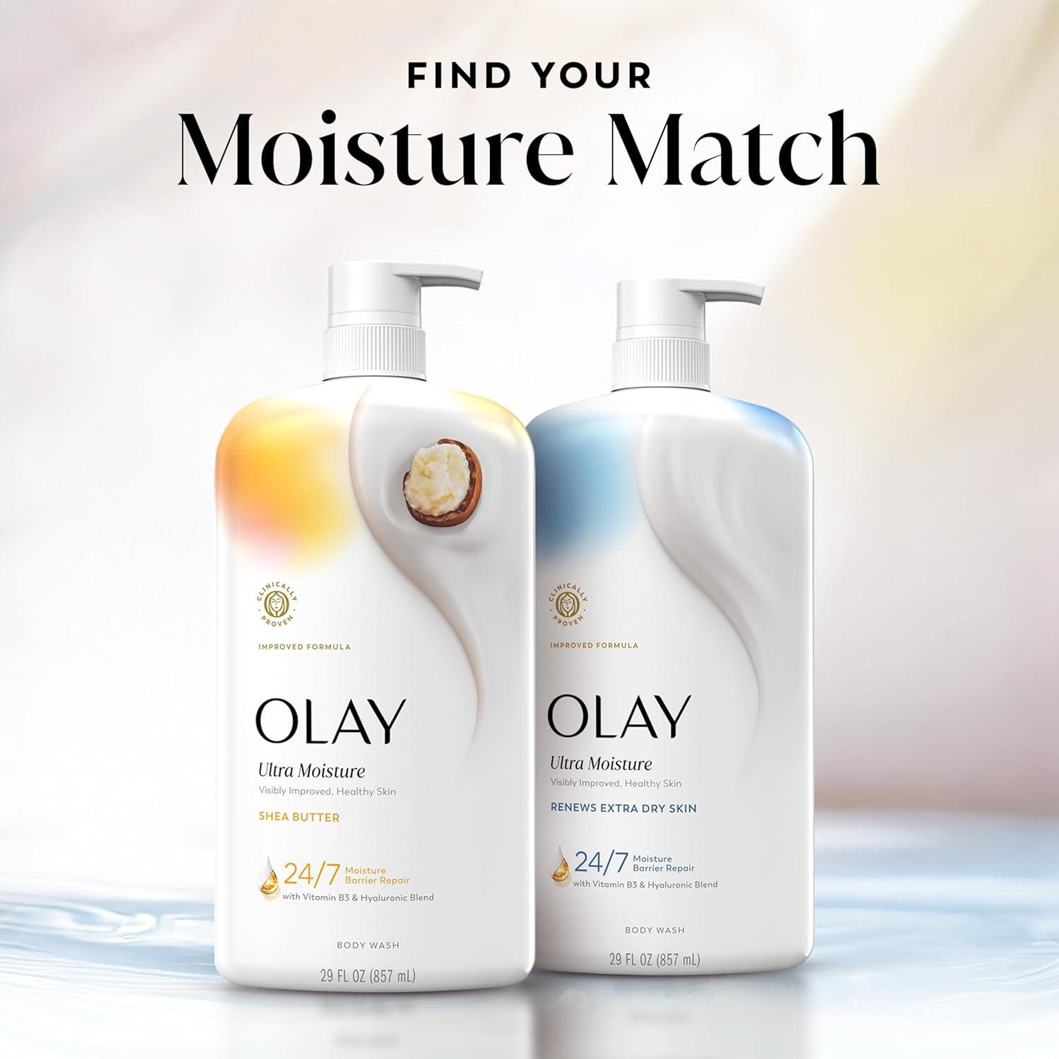imageOlay Body Wash for Women Fresh Radiance 247 SkinLoving Freshness Visibly Radiant Plant Based Cleansers Vitamin B3 amp Antioxidant Blend For All Skin Types Strawberry amp Mint Scent 29 fl ozLightly Scented