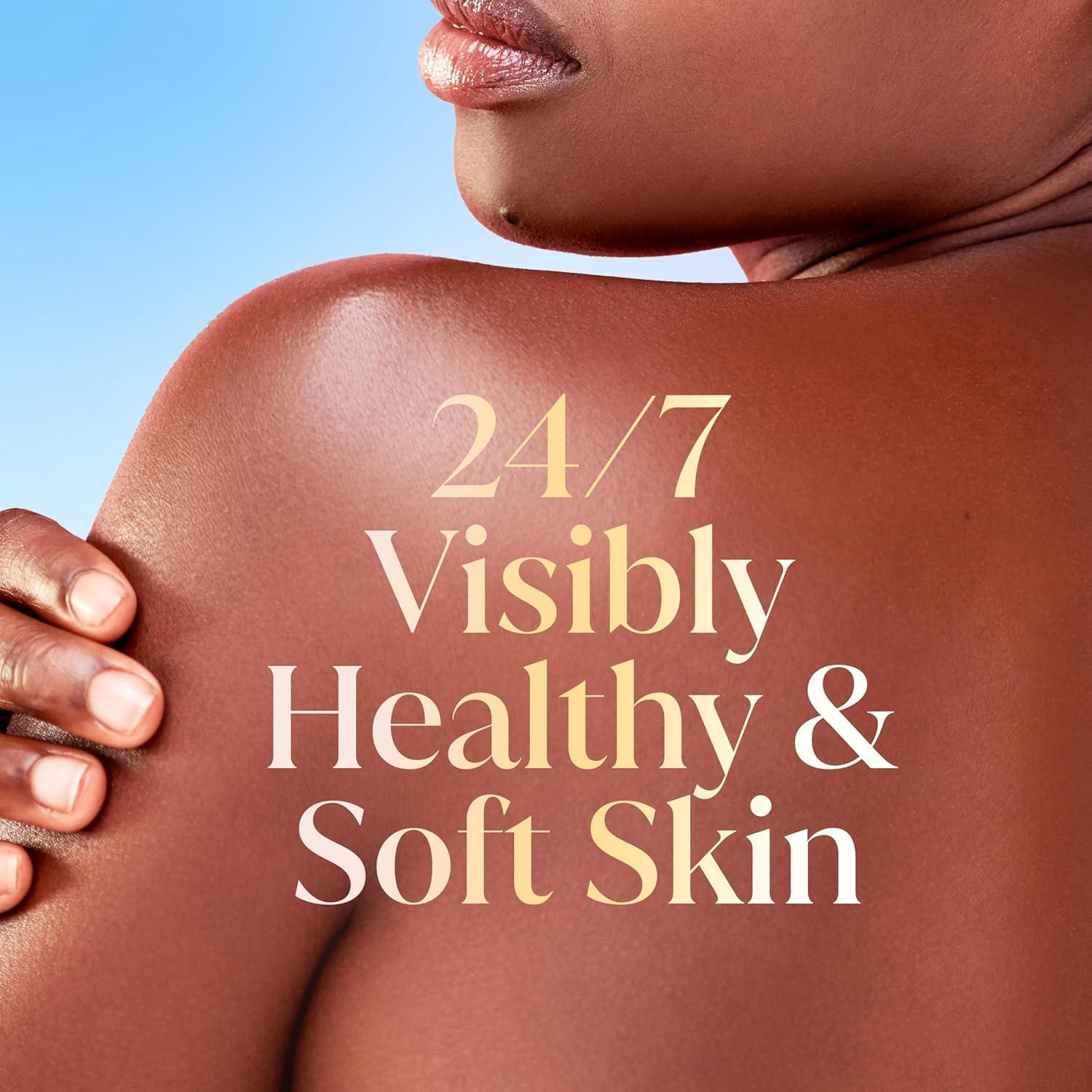 imageOlay Body Wash for Women Fresh Radiance 247 SkinLoving Freshness Visibly Radiant Plant Based Cleansers Vitamin B3 amp Antioxidant Blend For All Skin Types Strawberry amp Mint Scent 29 fl ozLightly Scented