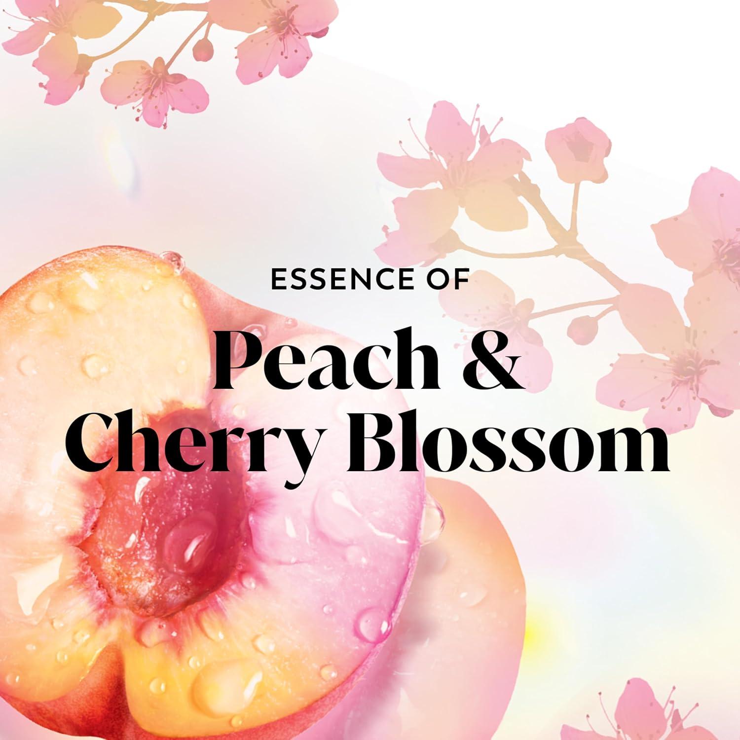 imageOlay Body Wash for Women Fresh Radiance Refreshing amp Renewing Made with Plant Based Cleansers B3 Botanical Complex For All Skin Types Peach amp Cherry Blossom Scent 33 fl ozPeach and Cherry Blossom