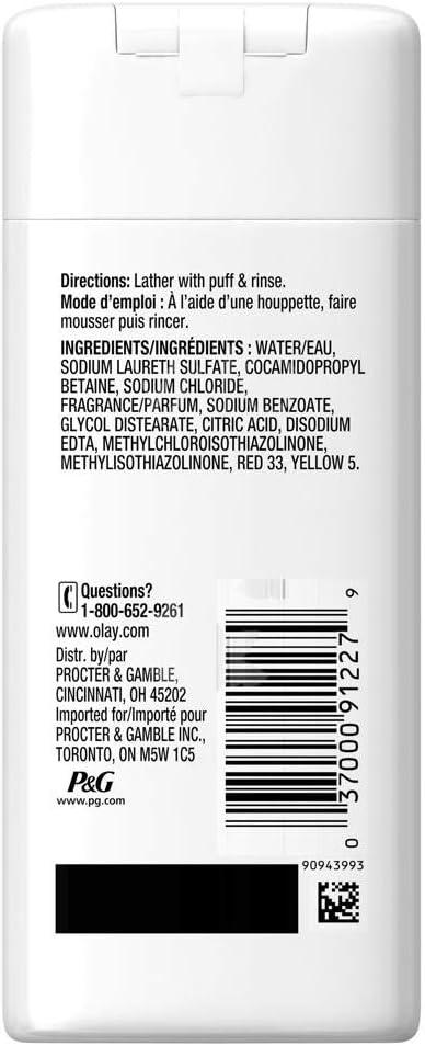 imageOlay Body Wash for Women Fresh Radiance Refreshing amp Renewing Made with Plant Based Cleansers B3 Botanical Complex For All Skin Types Strawberry amp Mint Scent 30 fl oz Pack of 24Mint