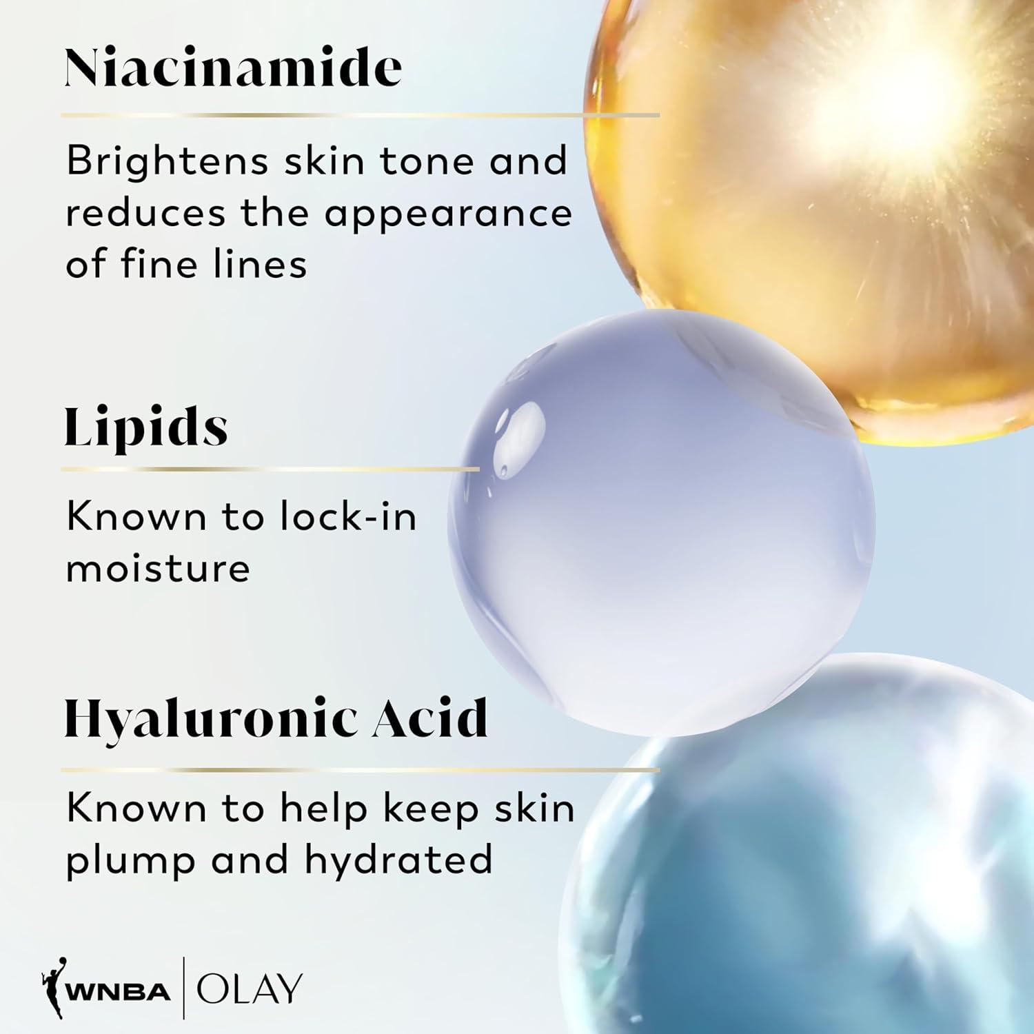 imageOlay Body Wash for Women Intensely Hydrating ProHyaluronic Acid Serum Complex Renews Moisture Vitamin B3 Lameller Technology For All Skin Types Mandarin Summer Fizz Scent 20 fl ozVictory Vibes Vanilla