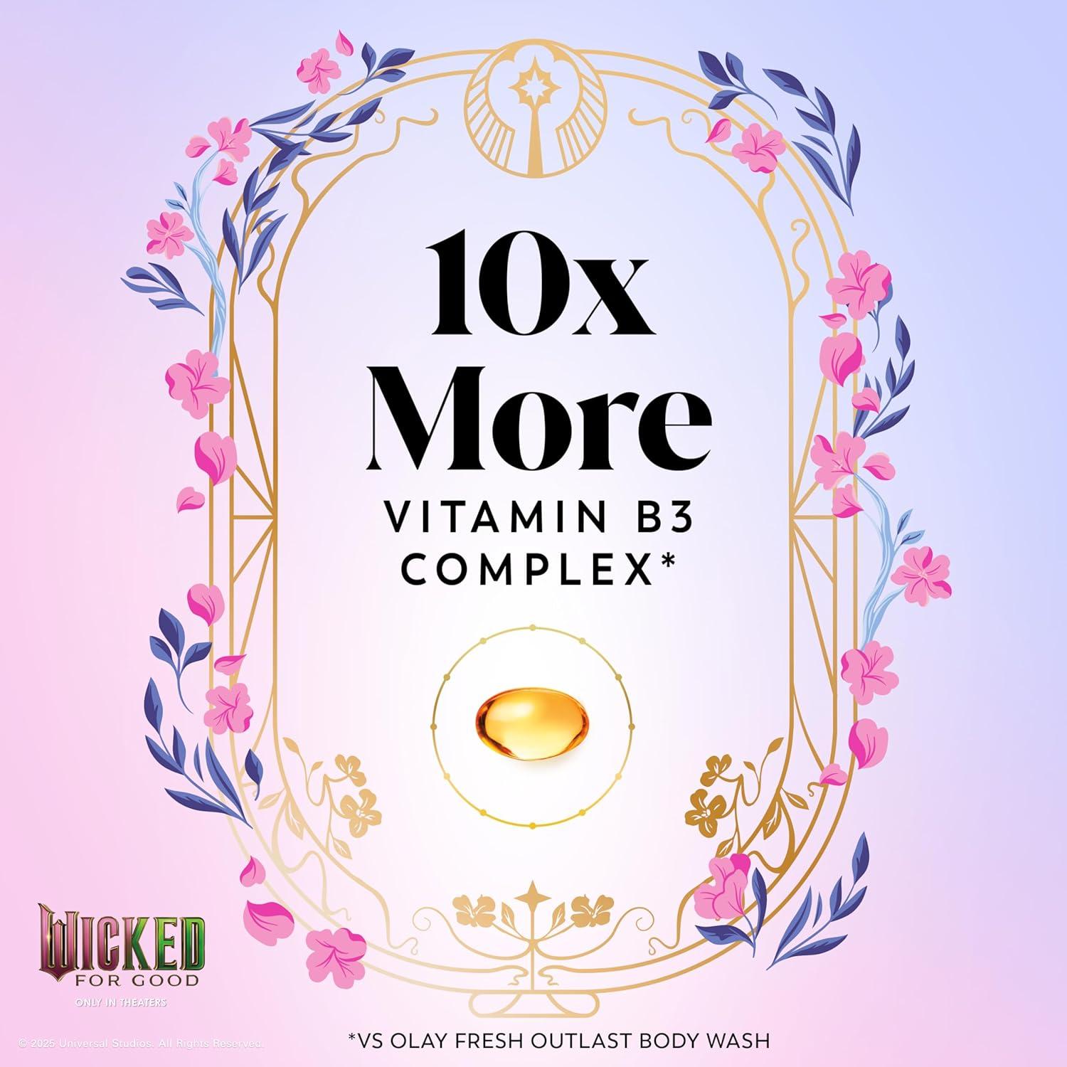 imageOlay Body Wash for Women Intensely Hydrating ProHyaluronic Acid Serum Complex Renews Moisture Vitamin B3 Lameller Technology For All Skin Types Mandarin Summer Fizz Scent 20 fl ozRaspberry