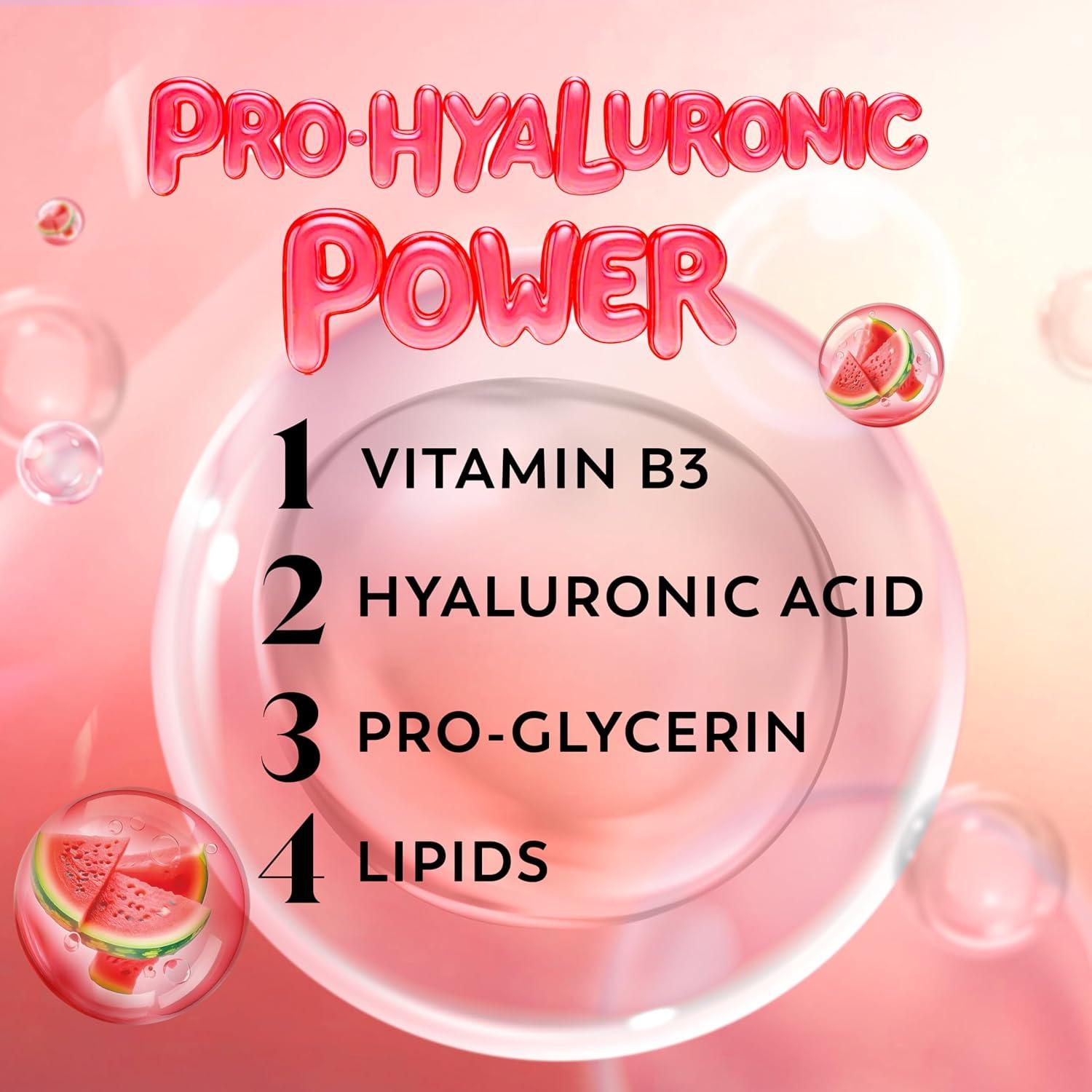imageOlay Body Wash for Women Intensely Hydrating ProHyaluronic Acid Serum Complex Renews Moisture Vitamin B3 Lameller Technology For All Skin Types Mandarin Summer Fizz Scent 20 fl ozWatermelon