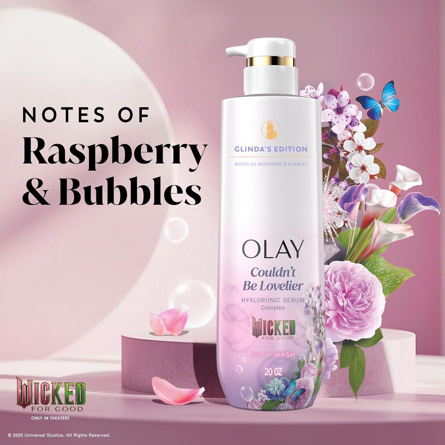 imageOlay Body Wash for Women Intensely Hydrating ProHyaluronic Acid Serum Complex Renews Moisture Vitamin B3 Lameller Technology For All Skin Types Mandarin Summer Fizz Scent 20 fl ozRaspberry