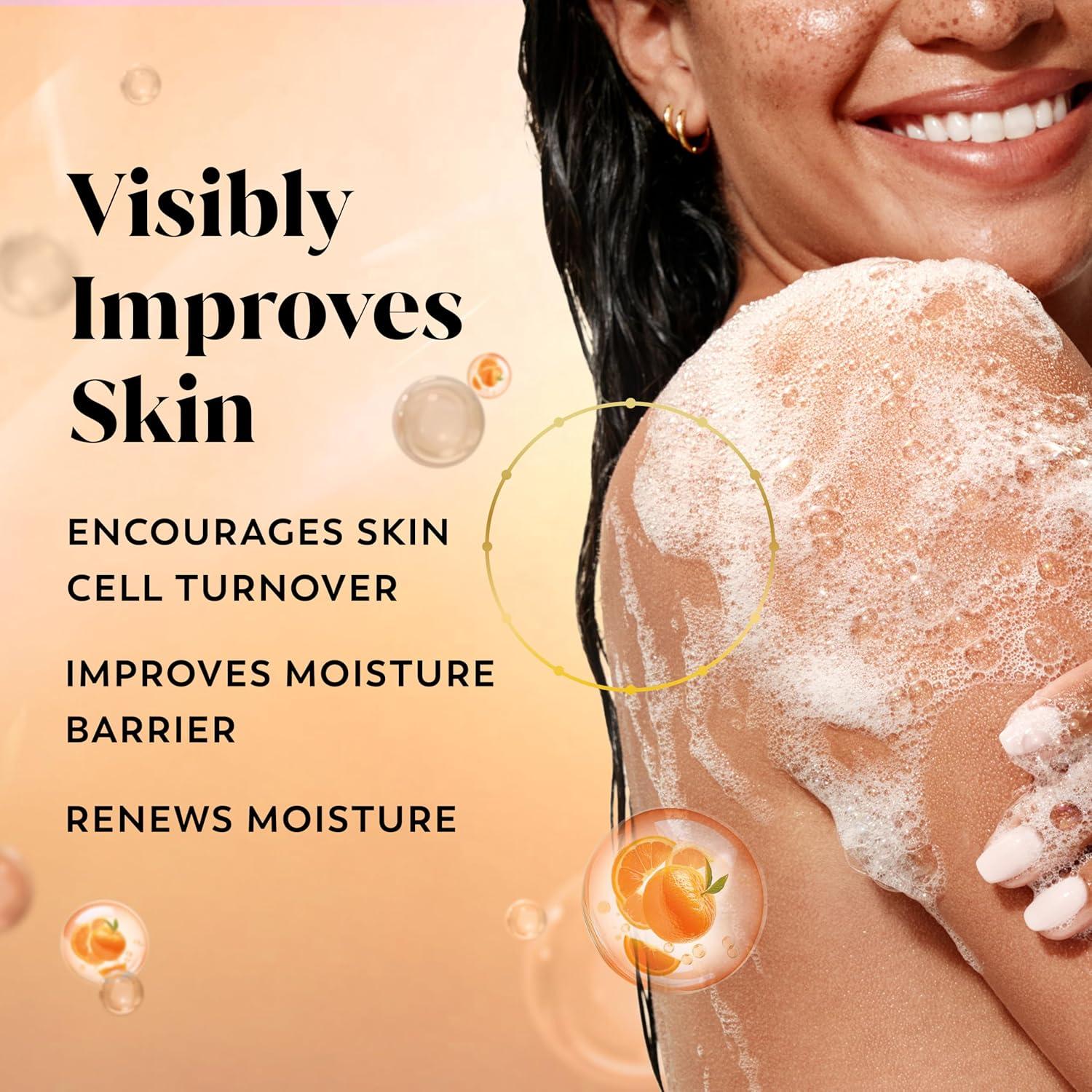 imageOlay Body Wash for Women Intensely Hydrating ProHyaluronic Acid Serum Complex Renews Moisture Vitamin B3 Lameller Technology For All Skin Types Mandarin Summer Fizz Scent 20 fl ozMandarin Fizz