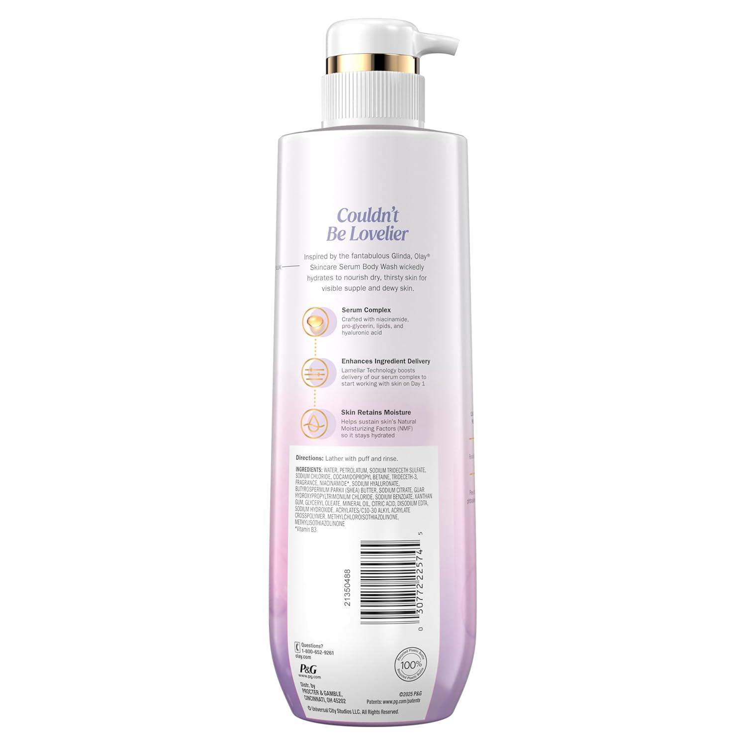 imageOlay Body Wash for Women Intensely Hydrating ProHyaluronic Acid Serum Complex Renews Moisture Vitamin B3 Lameller Technology For All Skin Types Mandarin Summer Fizz Scent 20 fl ozRaspberry