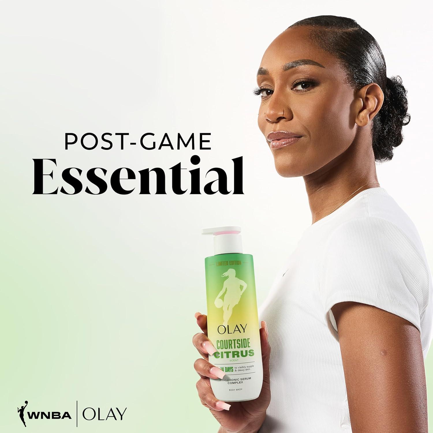 imageOlay Body Wash for Women Intensely Hydrating ProHyaluronic Acid Serum Complex Renews Moisture Vitamin B3 Lameller Technology For All Skin Types Mandarin Summer Fizz Scent 20 fl ozCourtside Citrus