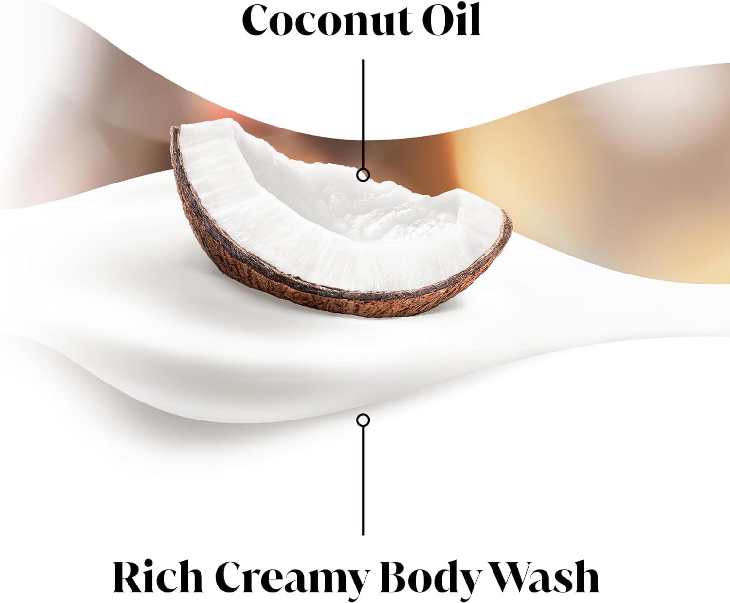 imageOlay Body Wash for Women Ultra Moisture 24hr Moisturizing Hydrating amp Refreshing B3 Vitamin Complex Free of Parabens amp Phthalates For All Skin Types Coconut Oil Scent 33 fl oz Pack of 4Coconut