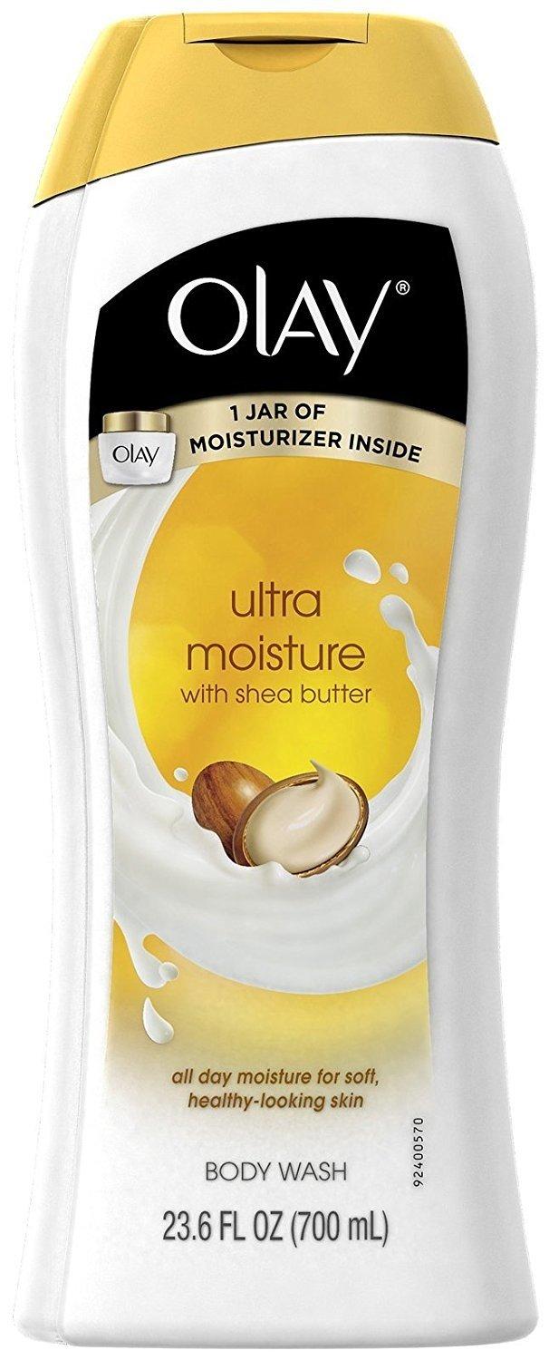 imageOlay Body Wash for Women Ultra Moisture 24hr Moisturizing Hydrating amp Refreshing B3 Vitamin Complex Free of Parabens amp Phthalates For All Skin Types Shea Butter Scent 22 fl oz Pack of 2Shea Butter