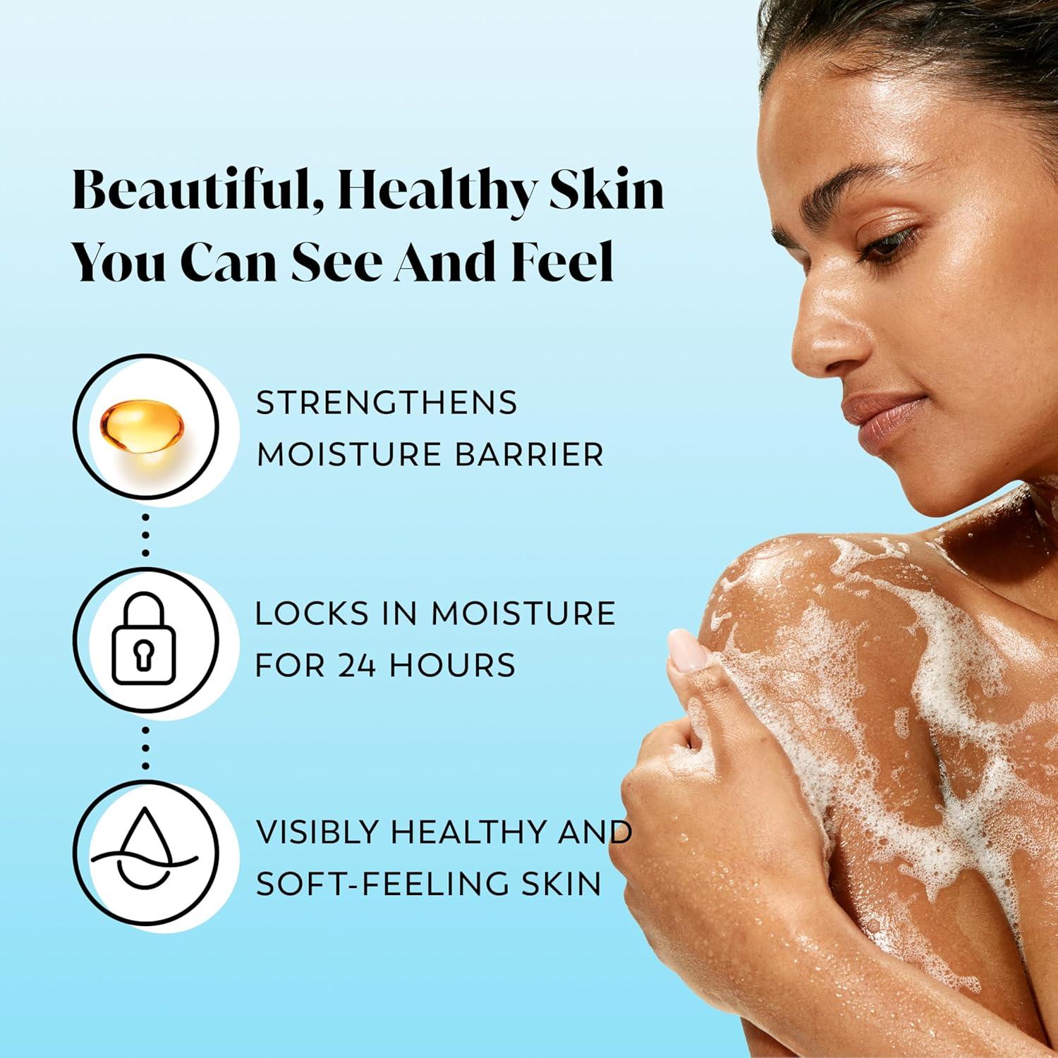 imageOlay Body Wash for Women Ultra Moisture 24hr Moisturizing Hydrating amp Refreshing B3 Vitamin Complex Free of Parabens amp Phthalates For All Skin Types Cocoa Butter Scent 33 fl ozLightly scented
