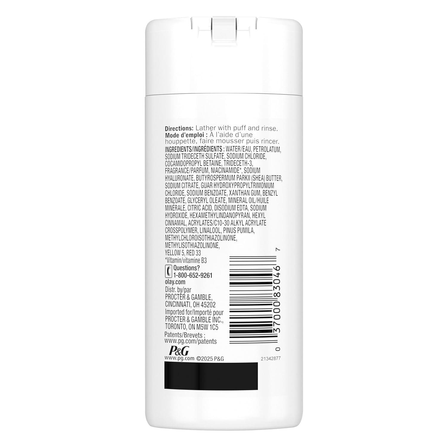 imageOlay Body Wash for Women Ultra Moisture 24hr Moisturizing Hydrating amp Refreshing B3 Vitamin Complex Free of Parabens amp Phthalates for All Skin Types Shea Butter Scent 30 fl oz Pack of 24Shea Butter