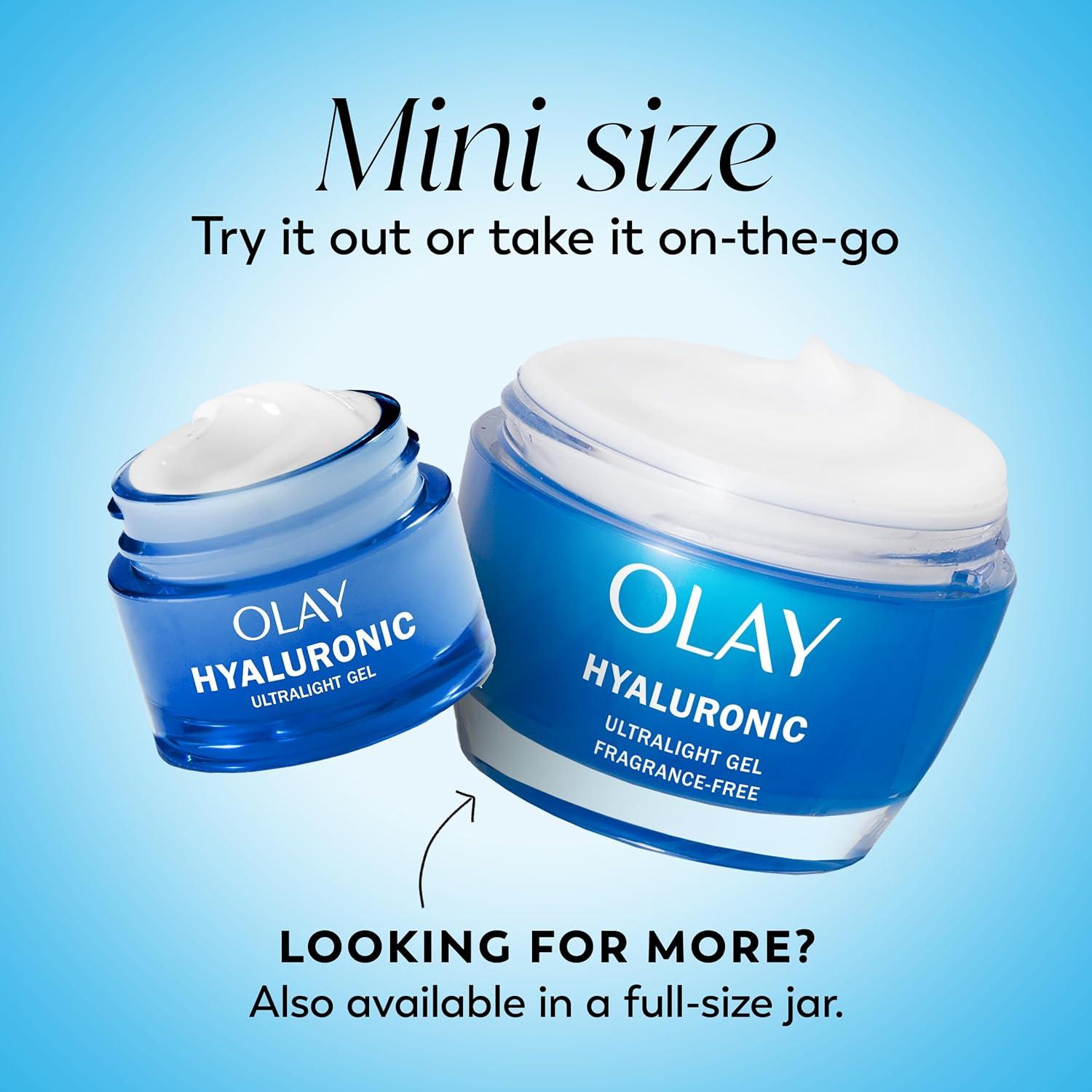 imageOlay Regenerist Hyaluronic Peptide 24 Gel Face Moisturizer FragranceFree Trial Size 5 oz05 Fl Oz Pack of 1
