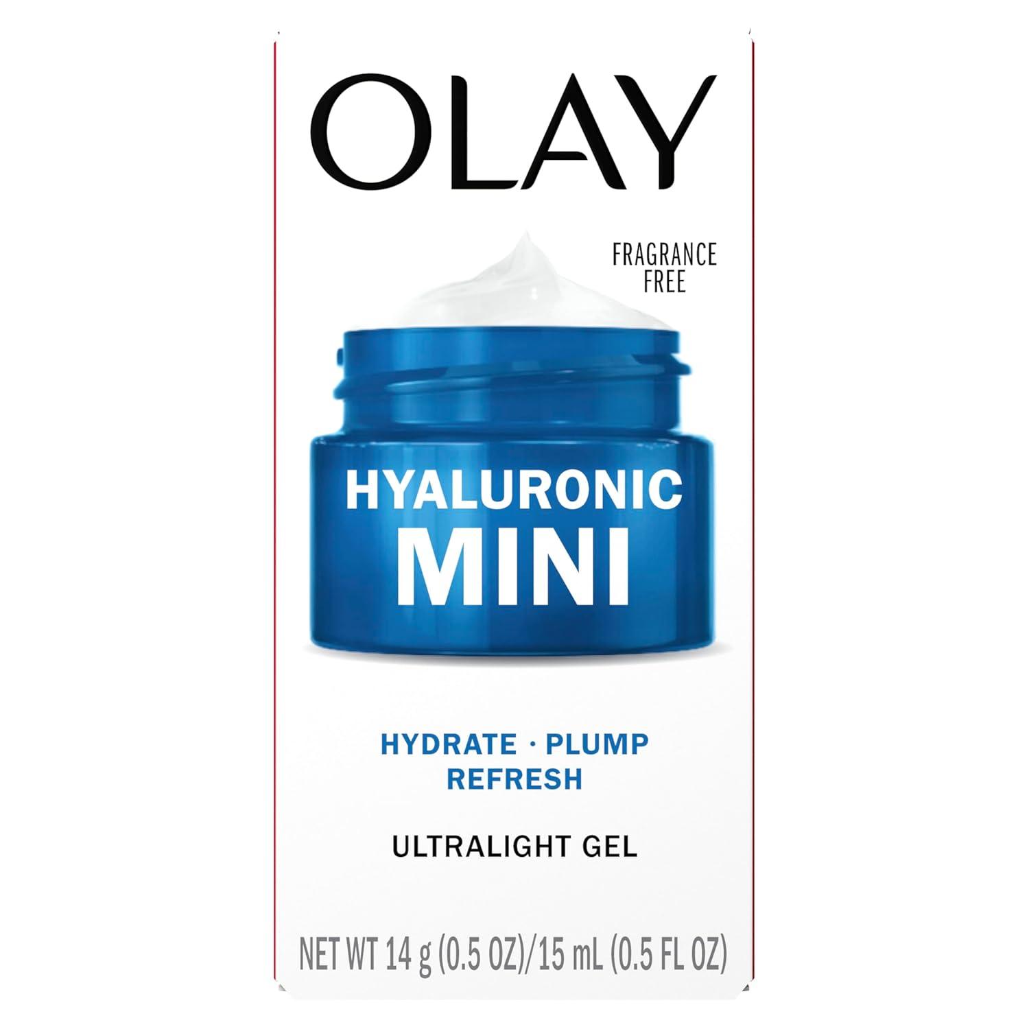 imageOlay Regenerist Hyaluronic Peptide 24 Gel Face Moisturizer FragranceFree Trial Size 5 oz05 Fl Oz Pack of 1