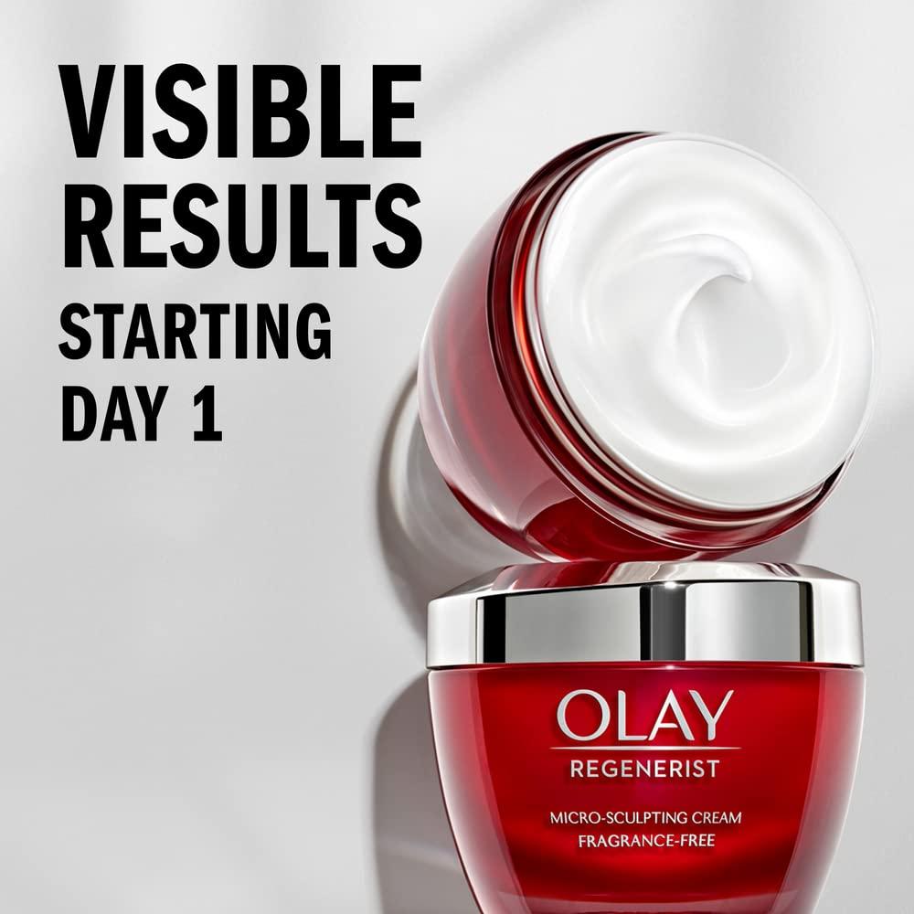 imageOlay Regenerist MicroSculpting Cream Face Moisturizer 17 oz Whip Face Moisturizer TravelTrial Size Bundle