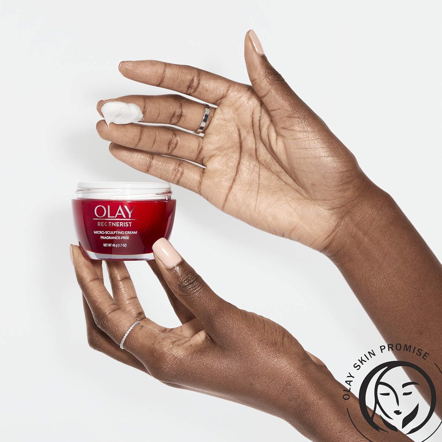 imageOlay Regenerist MicroSculpting Cream Face Moisturizer 17 oz Whip Face Moisturizer TravelTrial Size Bundle