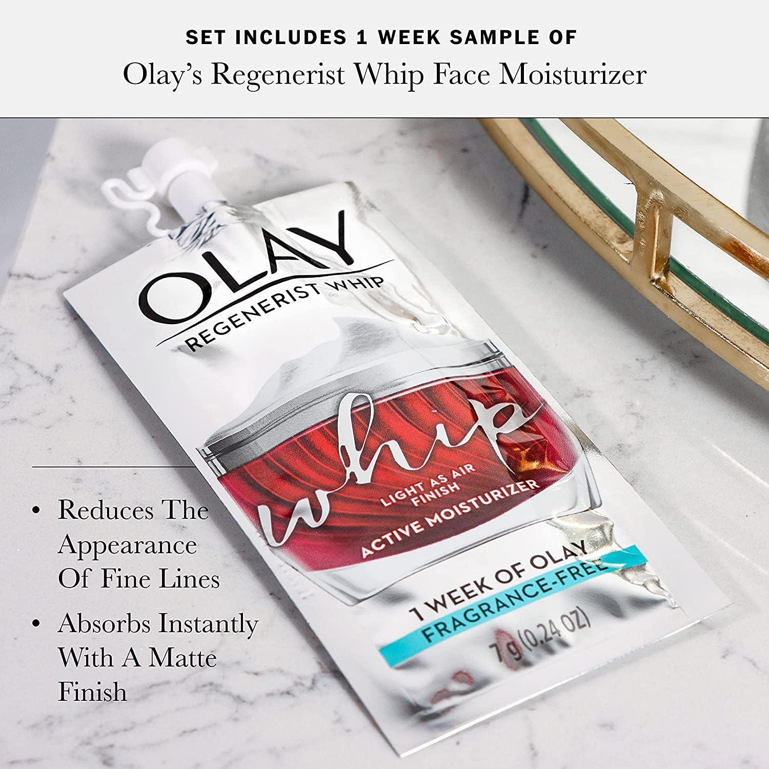 imageOlay Regenerist Retinol 24 Night Eye Cream 05oz Whip Face Moisturizer TravelTrial Size Bundle