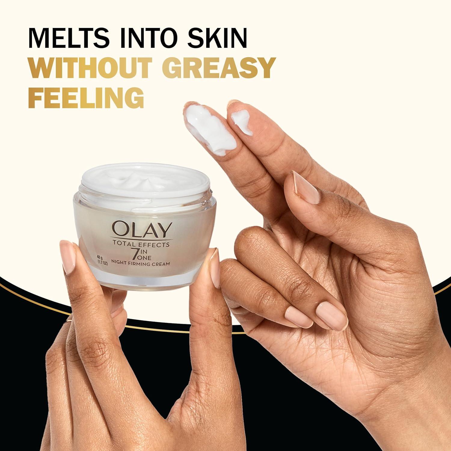 imageOlay Total Effects Night Firming Cream Face Moisturizer 17 oz17 Fl Oz Pack of 2