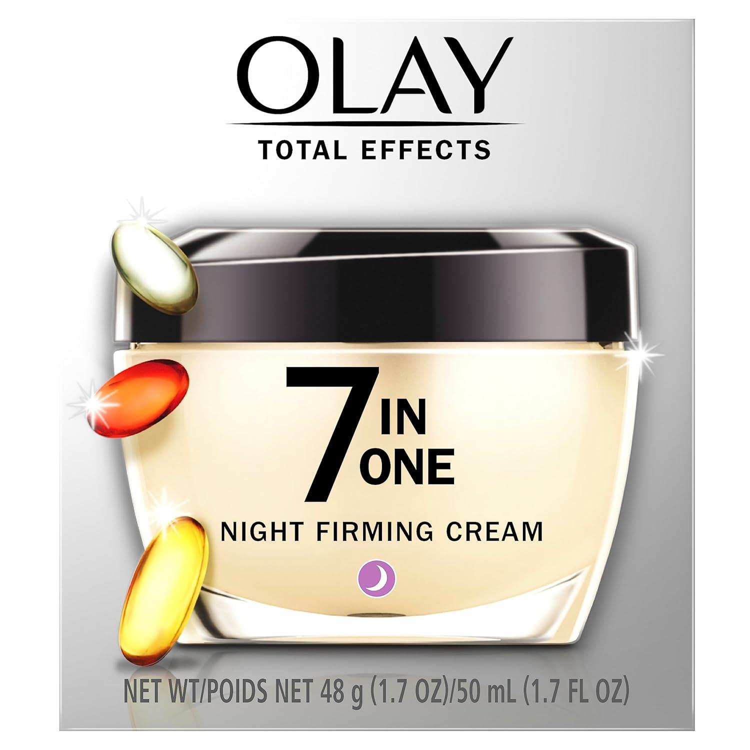 imageOlay Total Effects Night Firming Cream Face Moisturizer 17 oz17 Fl Oz Pack of 2