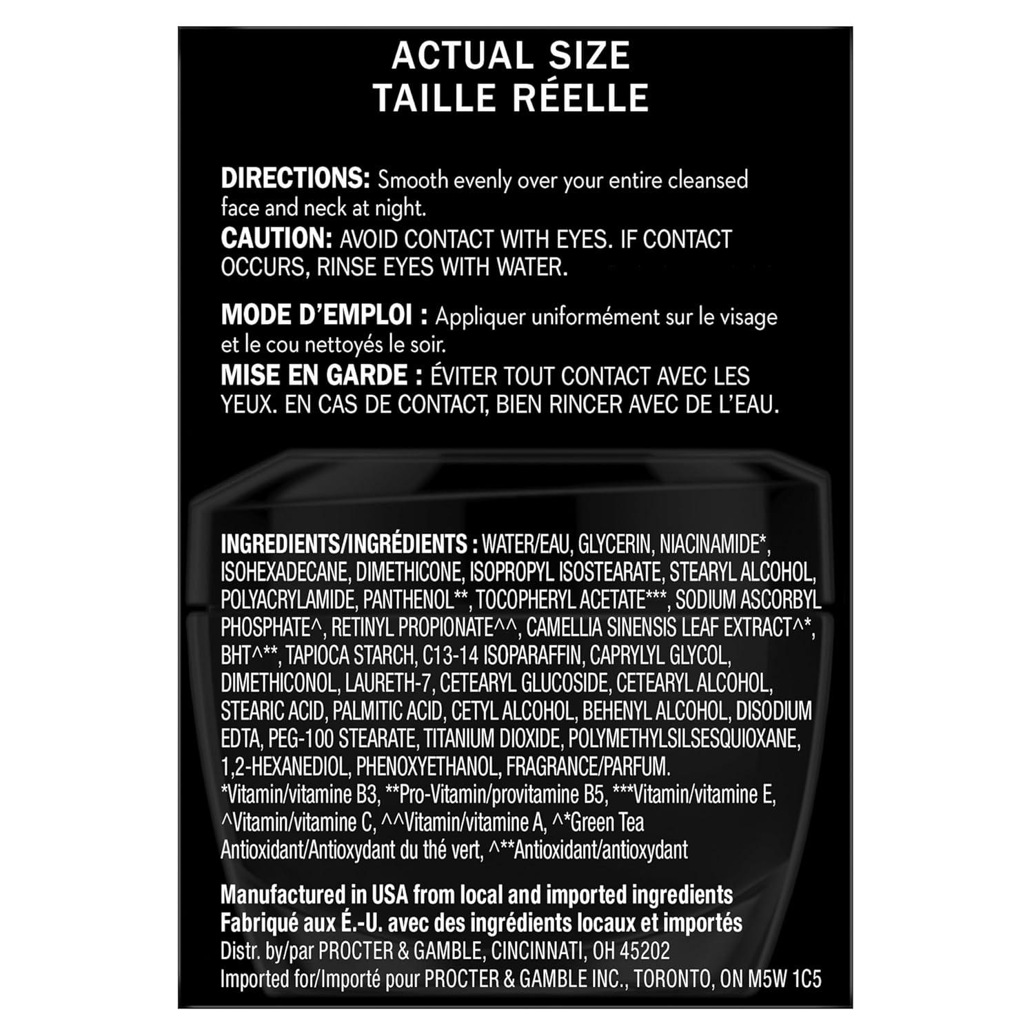 imageOlay Total Effects Night Firming Cream Face Moisturizer 17 oz17 Fl Oz Pack of 2
