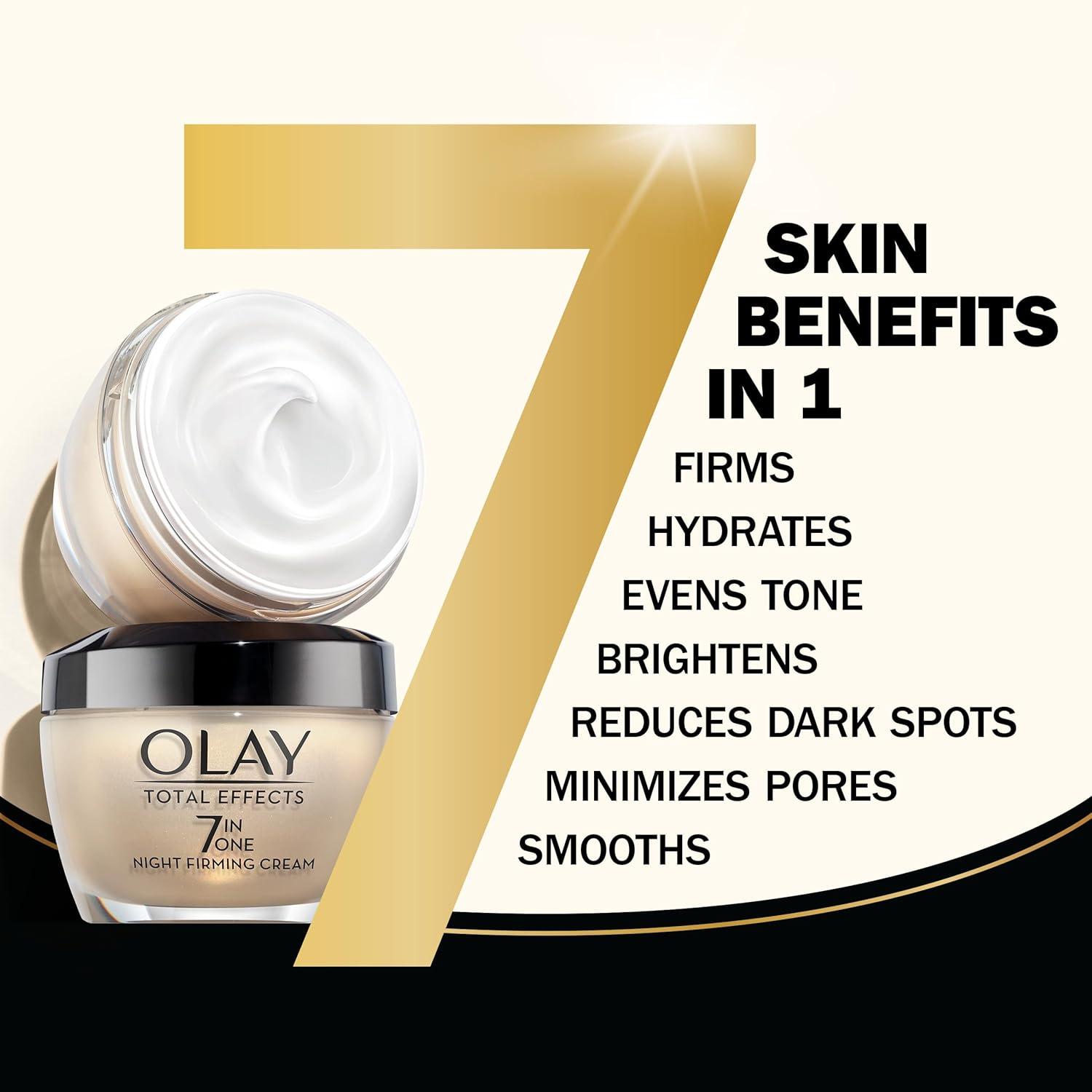 imageOlay Total Effects Night Firming Cream Face Moisturizer 17 oz17 Fl Oz Pack of 2