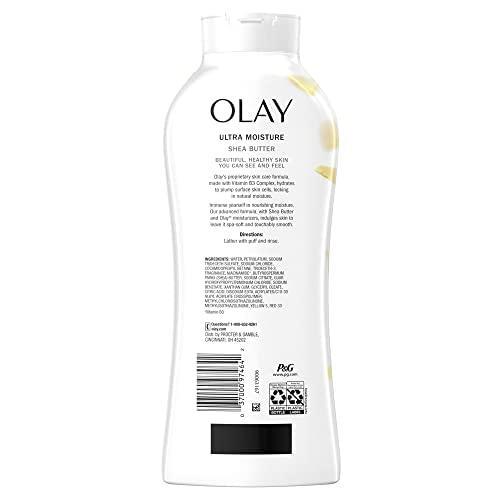 imageOlay Ultra Moisture Shea Butter Body Wash with B3 Complex 22 Fl Oz Pack of 4Shea Butter