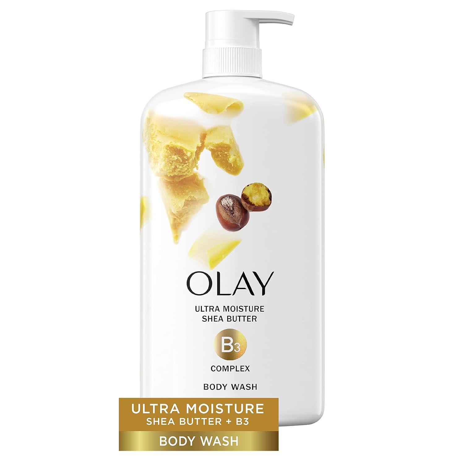 imageOlay Ultra Moisture Shea Butter Body Wash with B3 Complex 22 Fl Oz Pack of 4Ultra Moisture Shea Butter