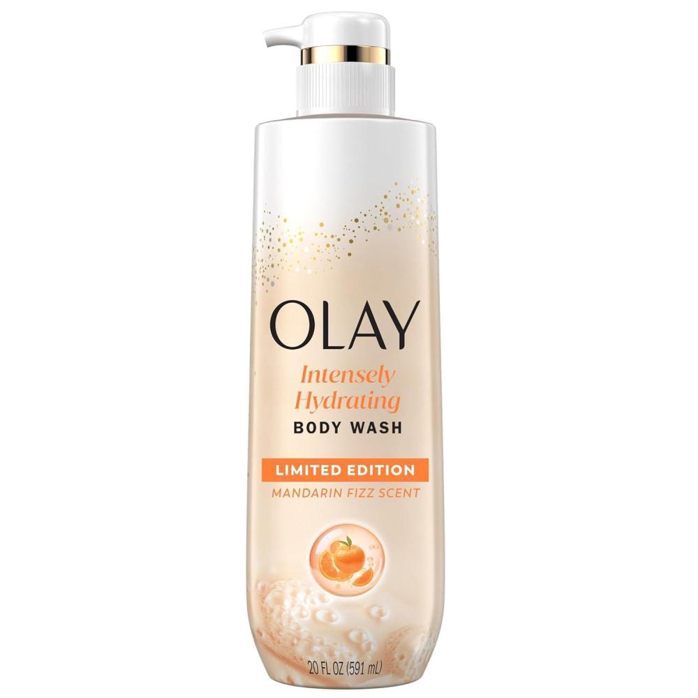 imageOlay Body Wash for Women Intensely Hydrating ProHyaluronic Acid Serum Complex Renews Moisture Vitamin B3 Lameller Technology For All Skin Types Mandarin Summer Fizz Scent 20 fl ozMandarin Fizz