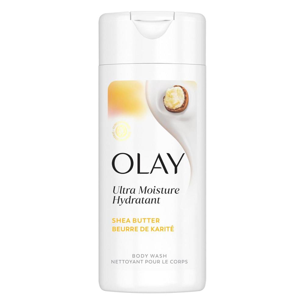 imageOlay Body Wash for Women Ultra Moisture 24hr Moisturizing Hydrating amp Refreshing B3 Vitamin Complex Free of Parabens amp Phthalates for All Skin Types Shea Butter Scent 30 fl oz Pack of 24Shea Butter