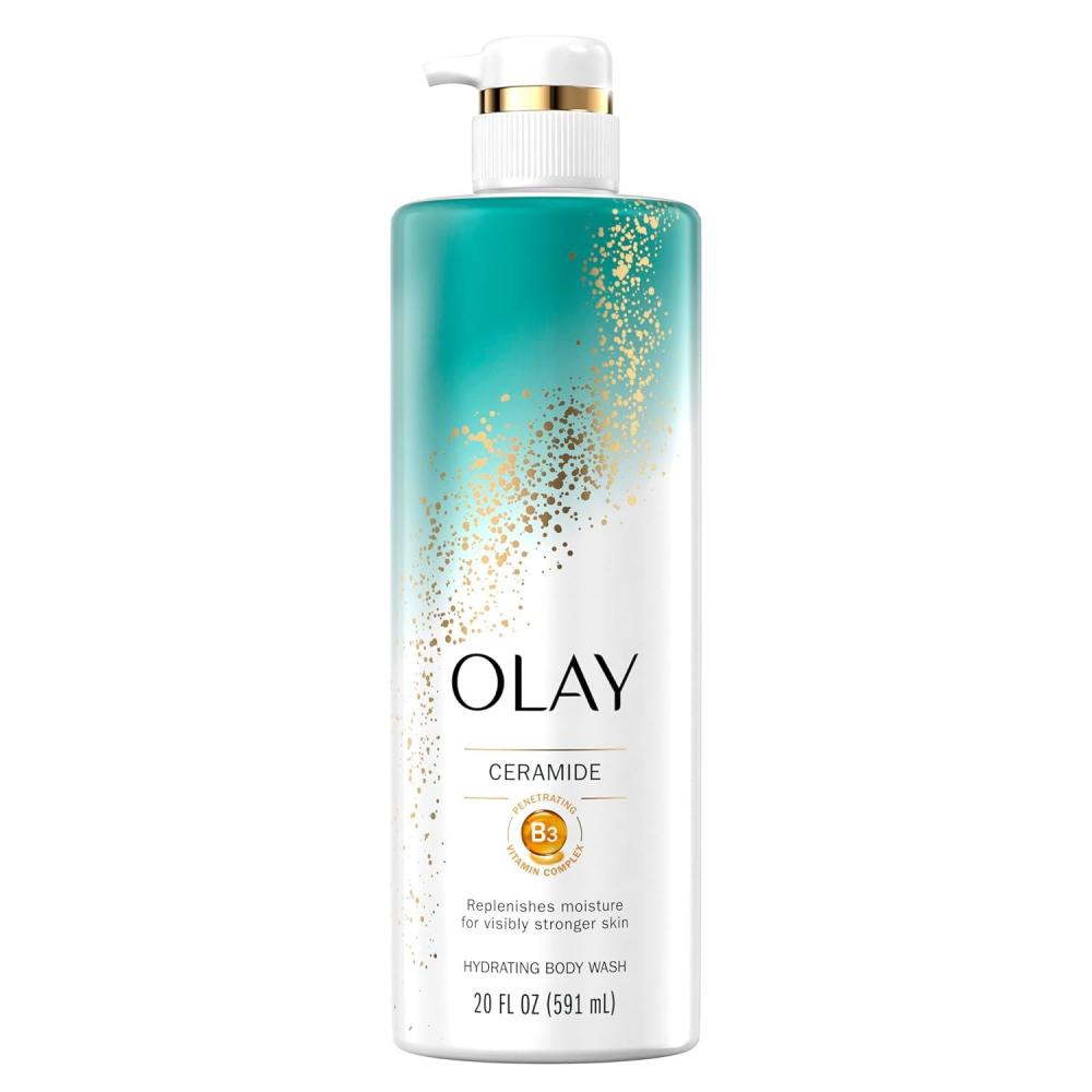 imageOlay Cleansing amp Strengthening Body Wash for Women with Ceramide amp Vitamin B3 Complex Supports Skins Natural PH Advanced Formula 20 fl oz